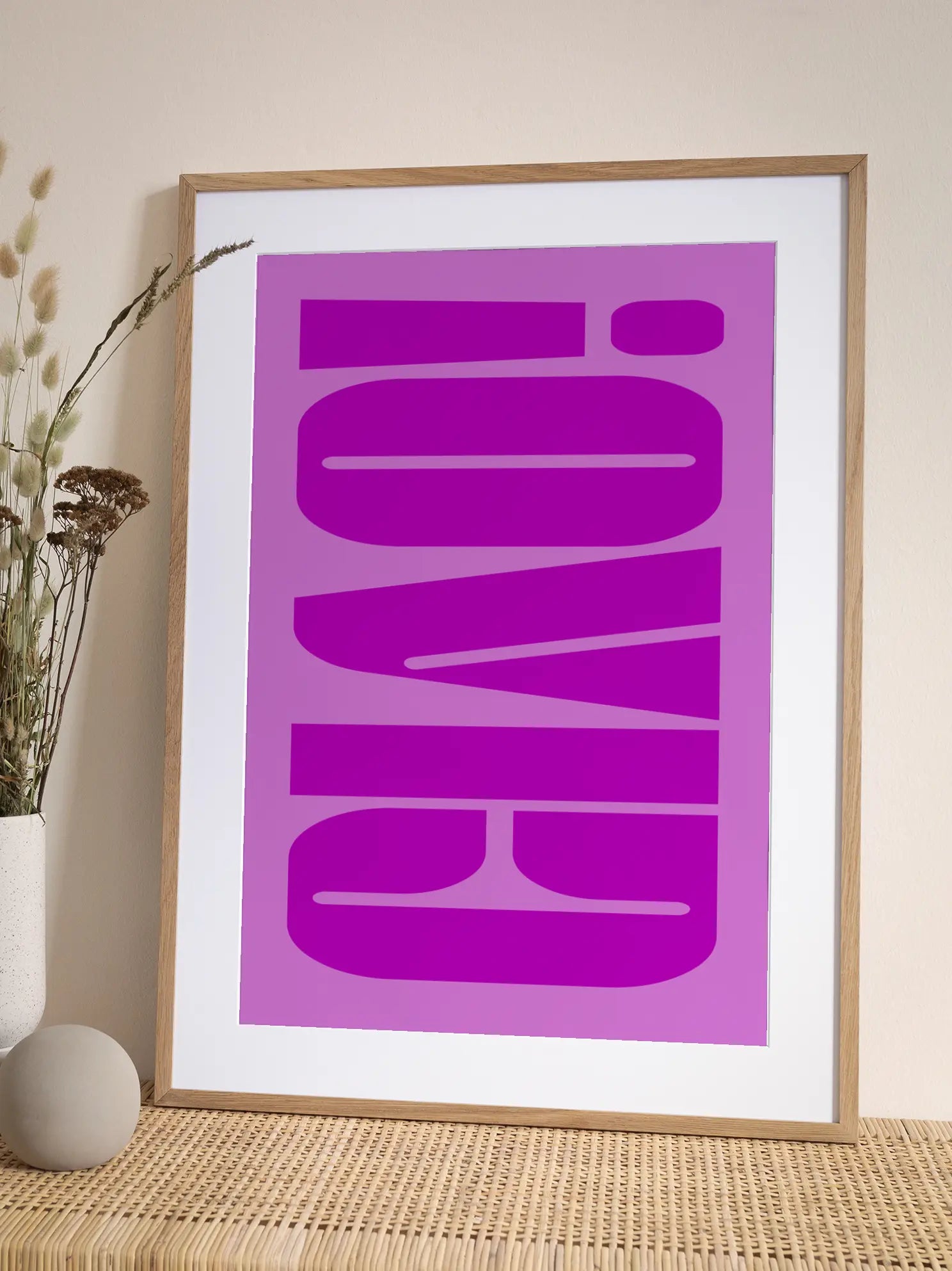 Purple Ciao Poster