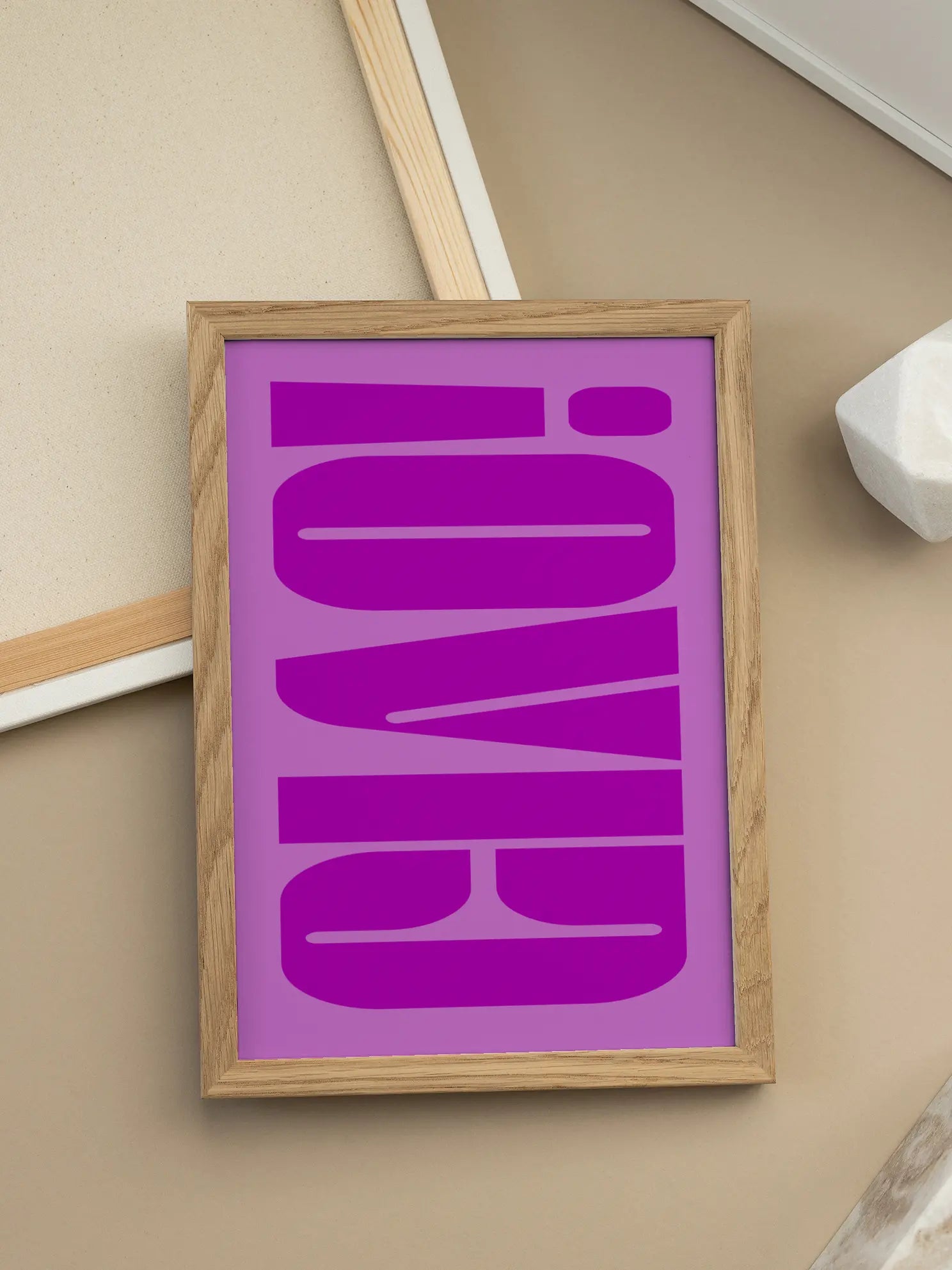Purple Ciao Poster