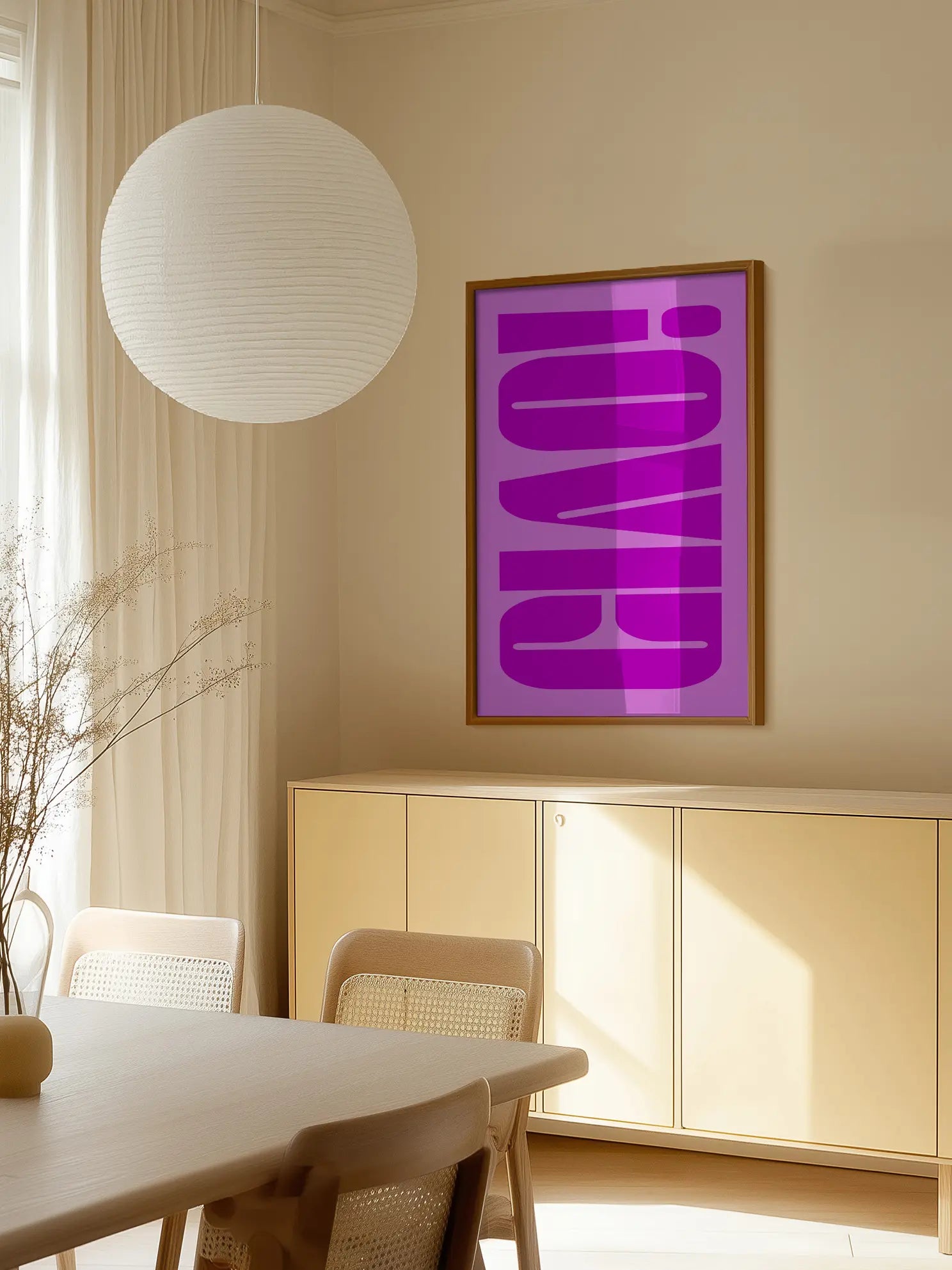Purple Ciao Poster