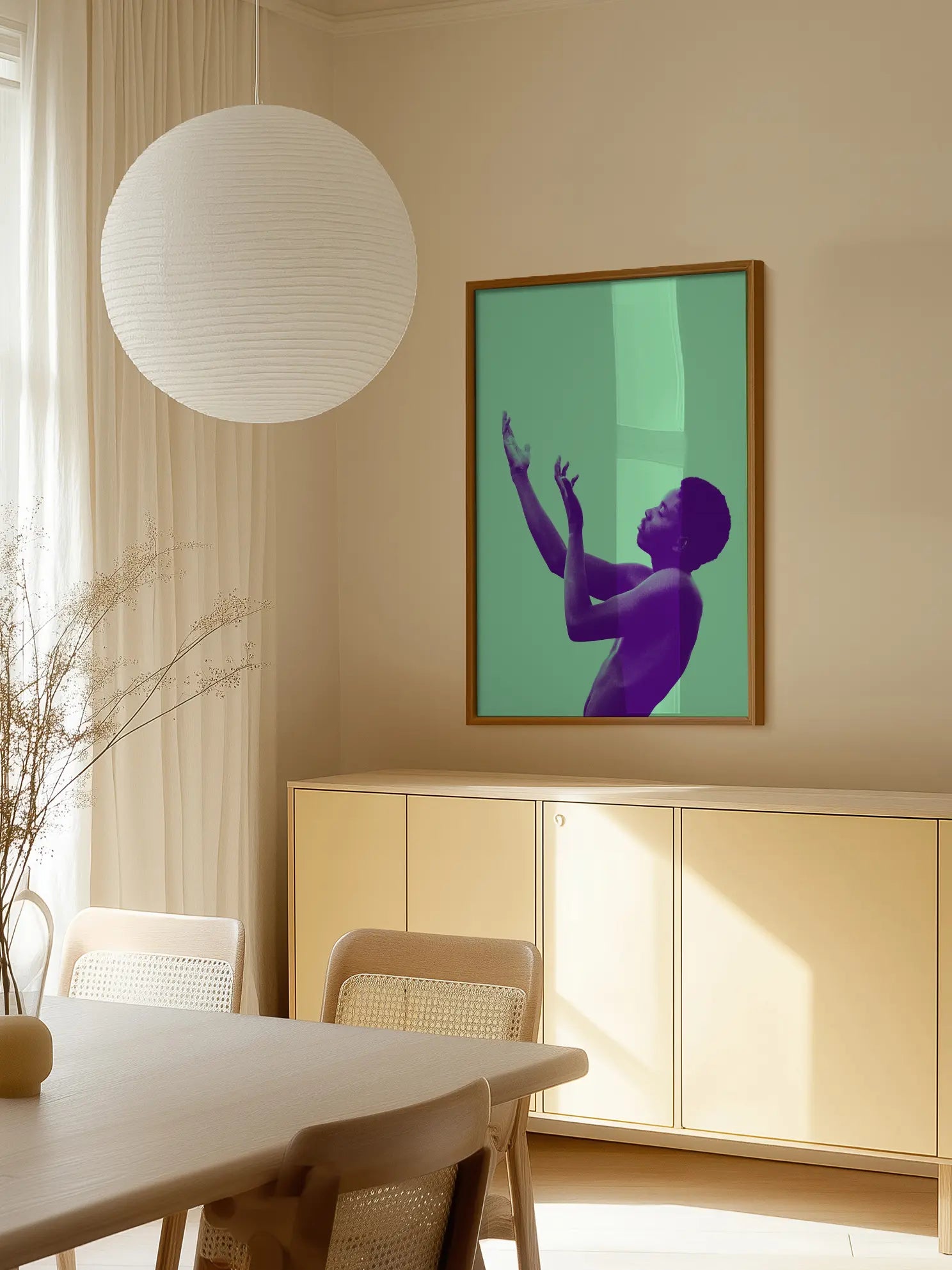 Purple Dancer Poster