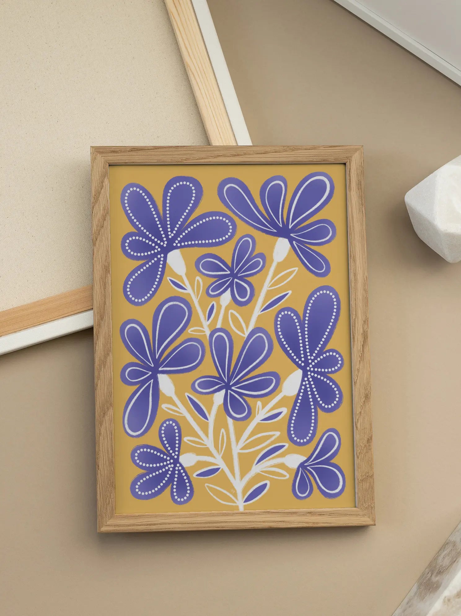 Purple Flowers Poster