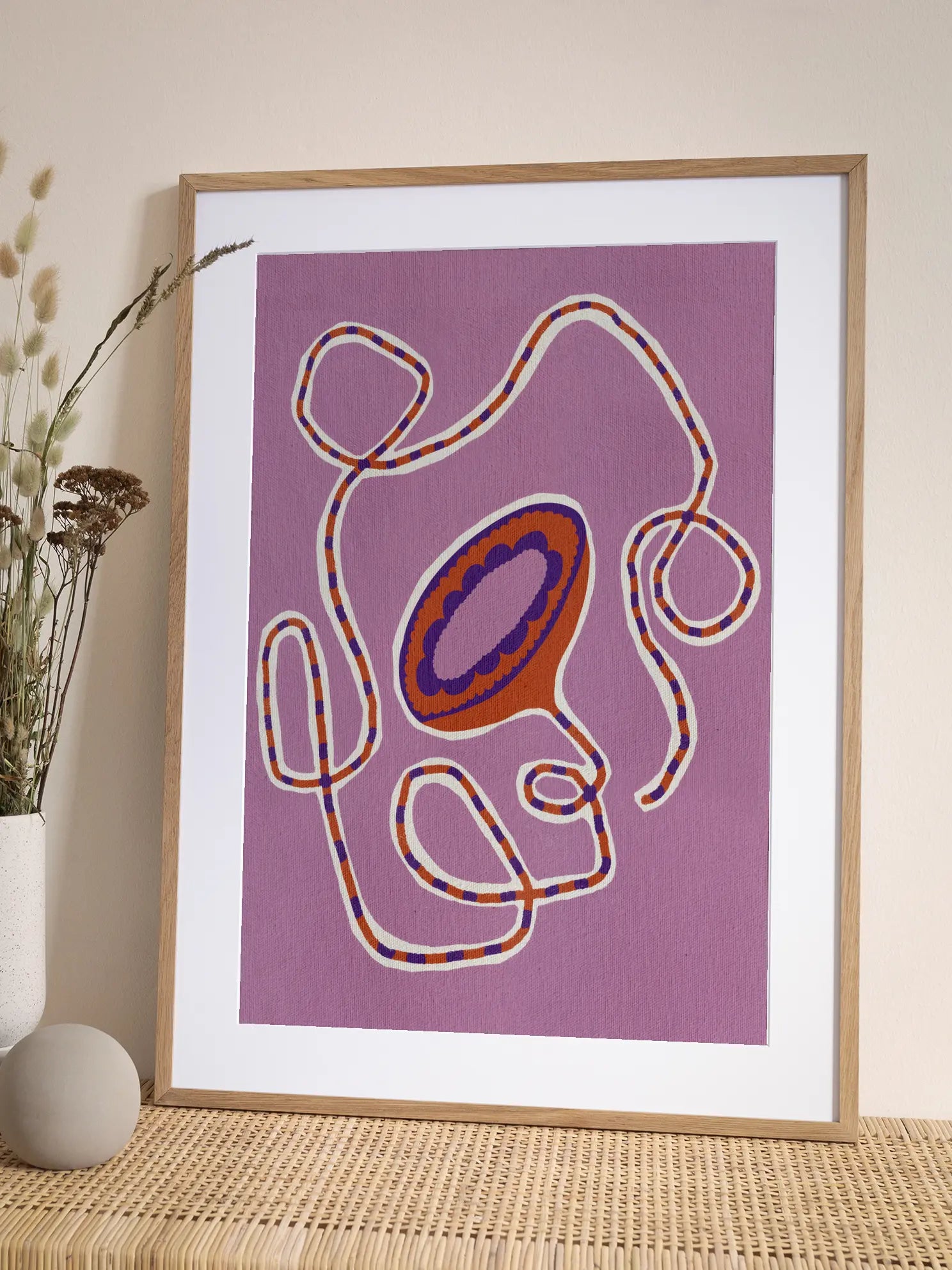 Purple Loop Poster