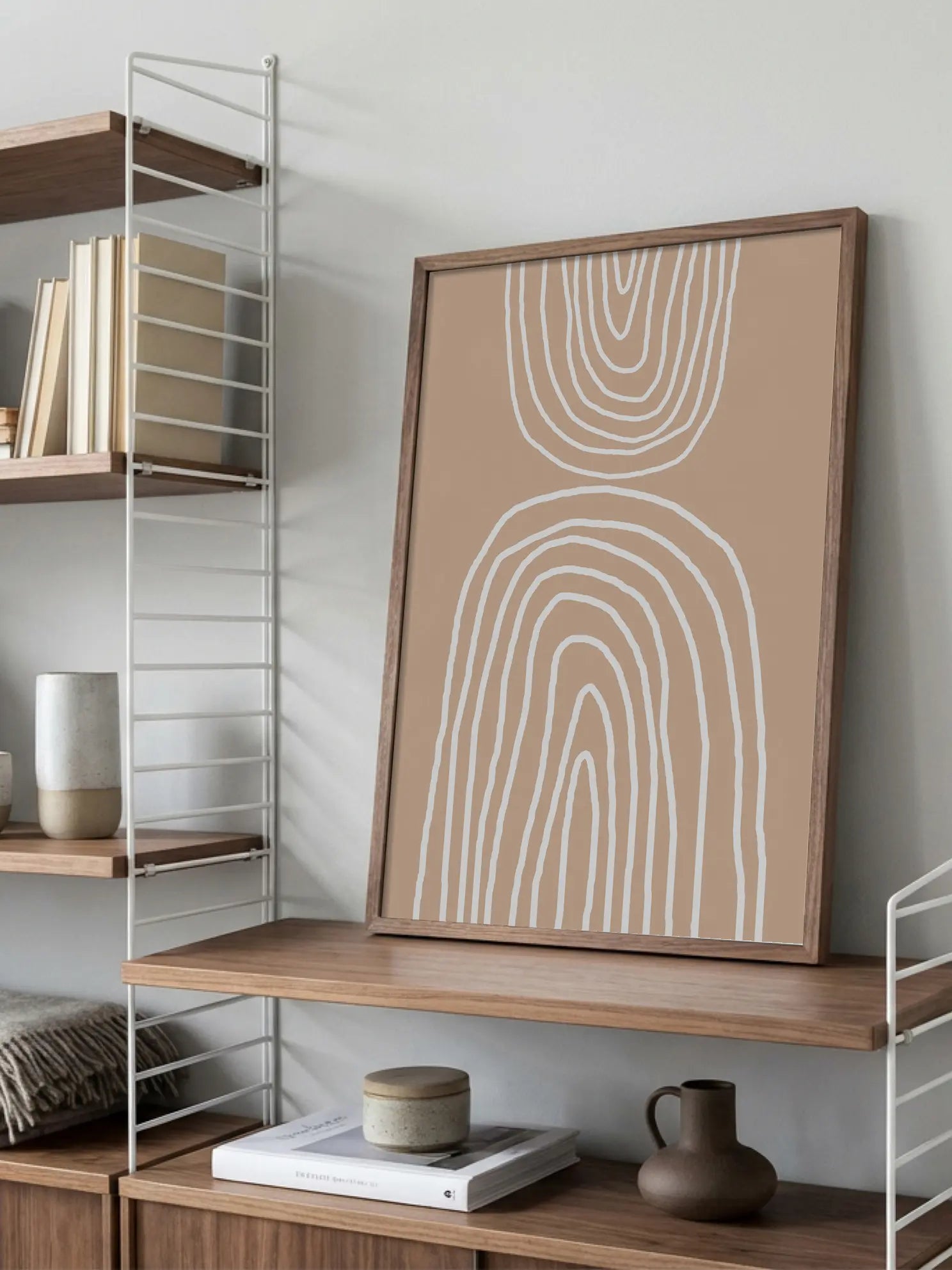 Rainbow Lines Poster