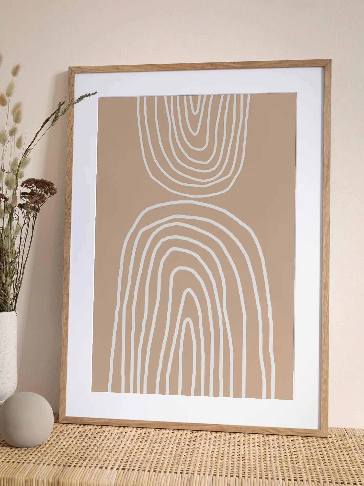 Rainbow Lines Poster