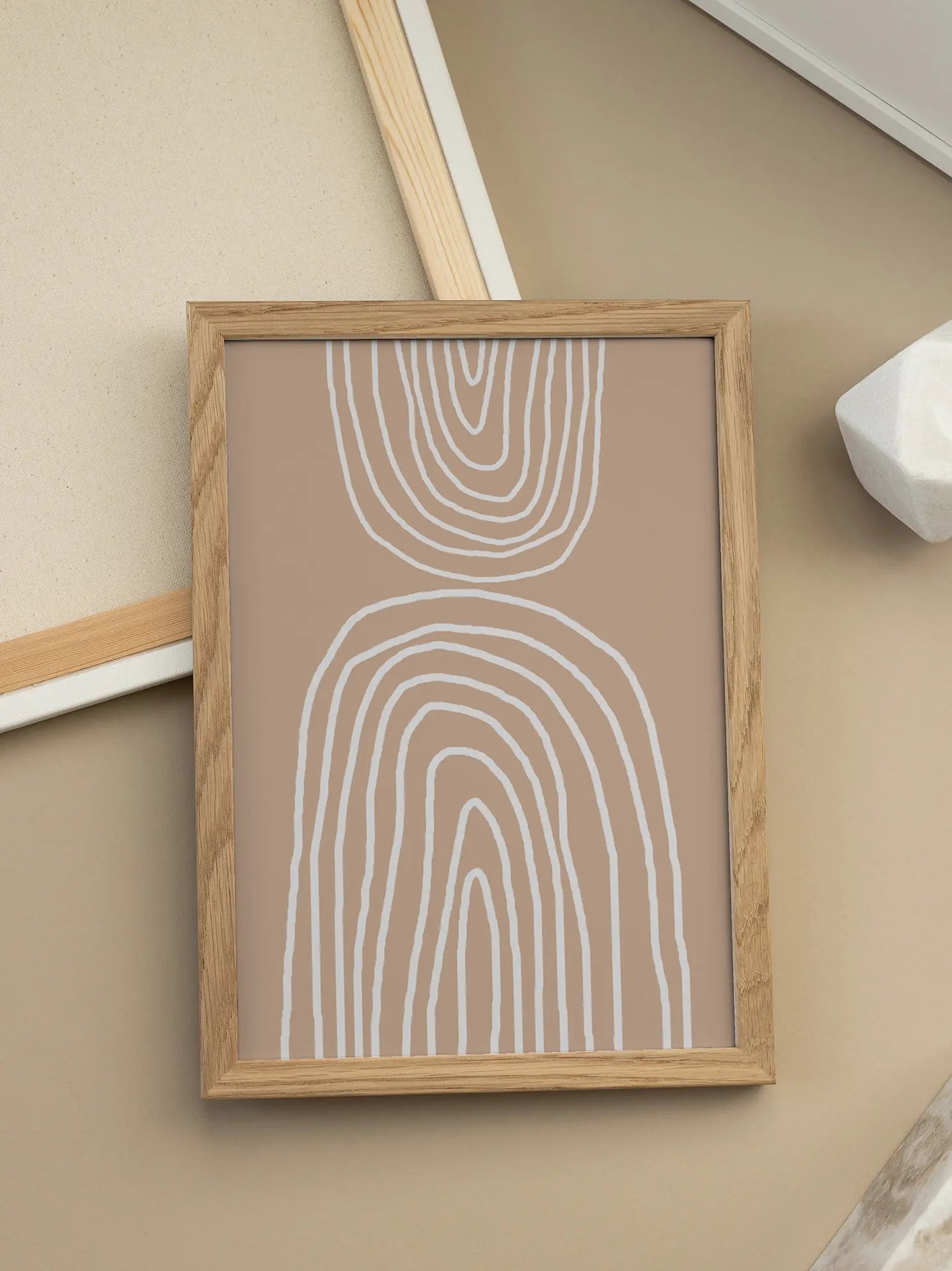 Rainbow Lines Poster