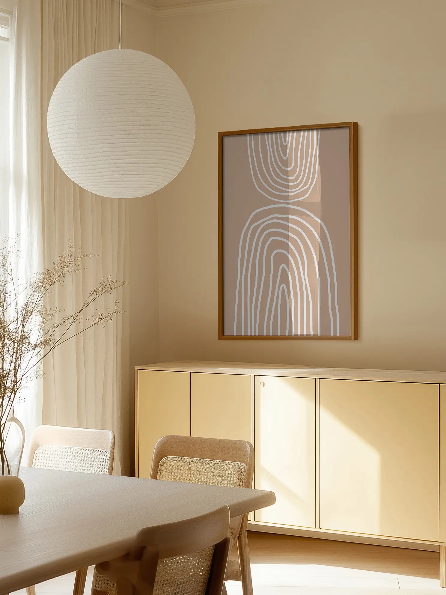 Rainbow Lines Poster