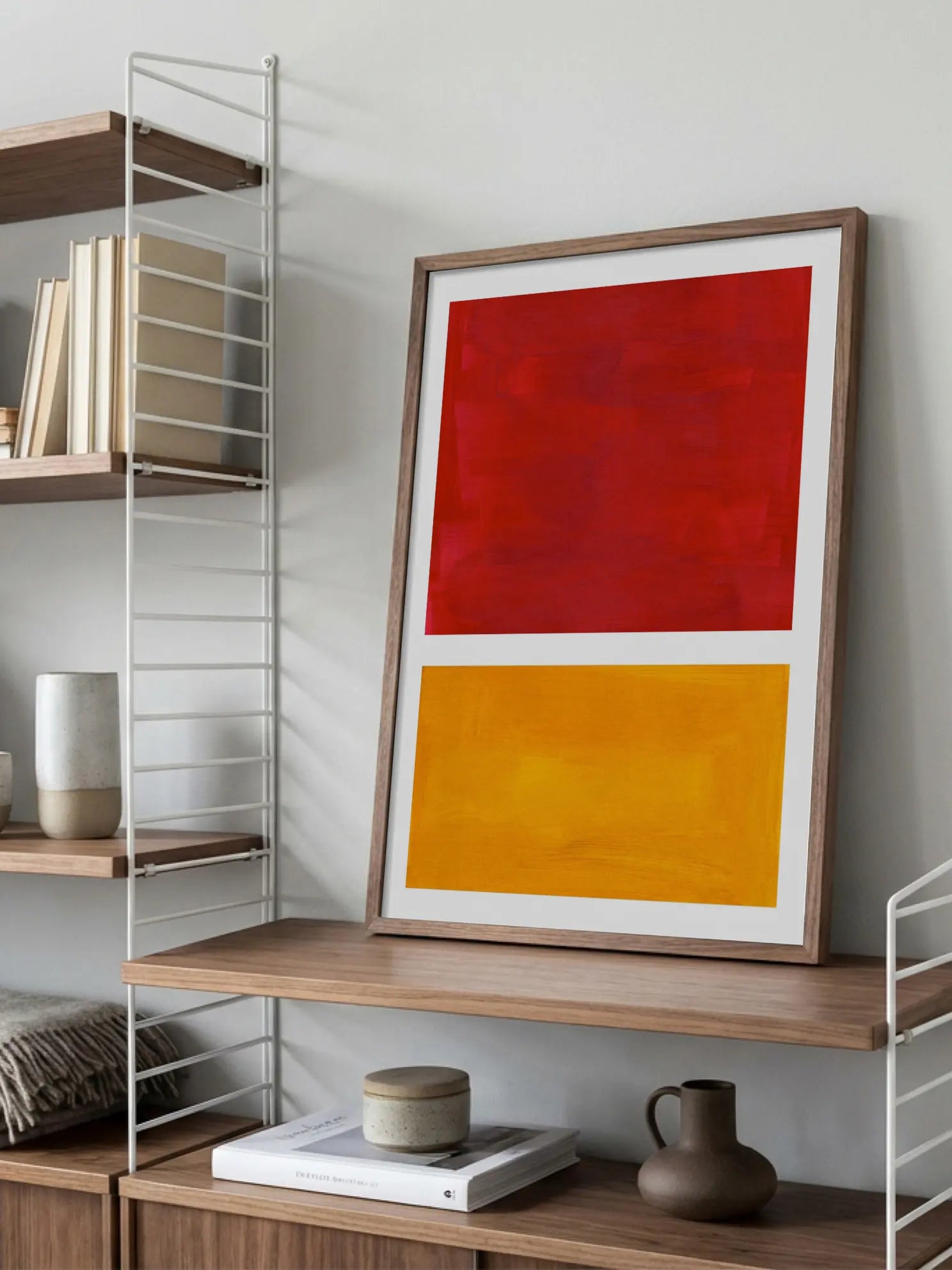 Red and Orange Poster