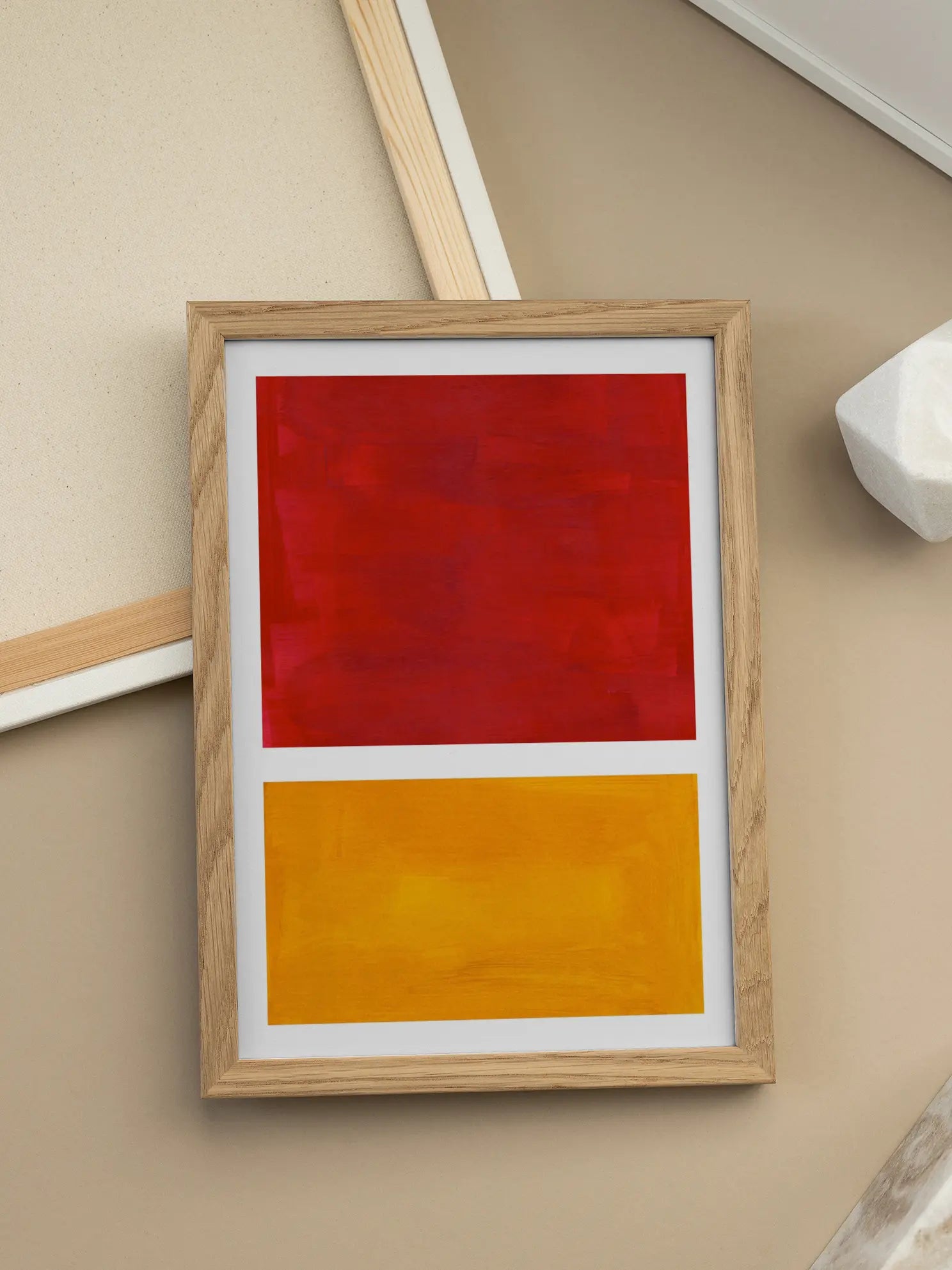 Red and Orange Poster