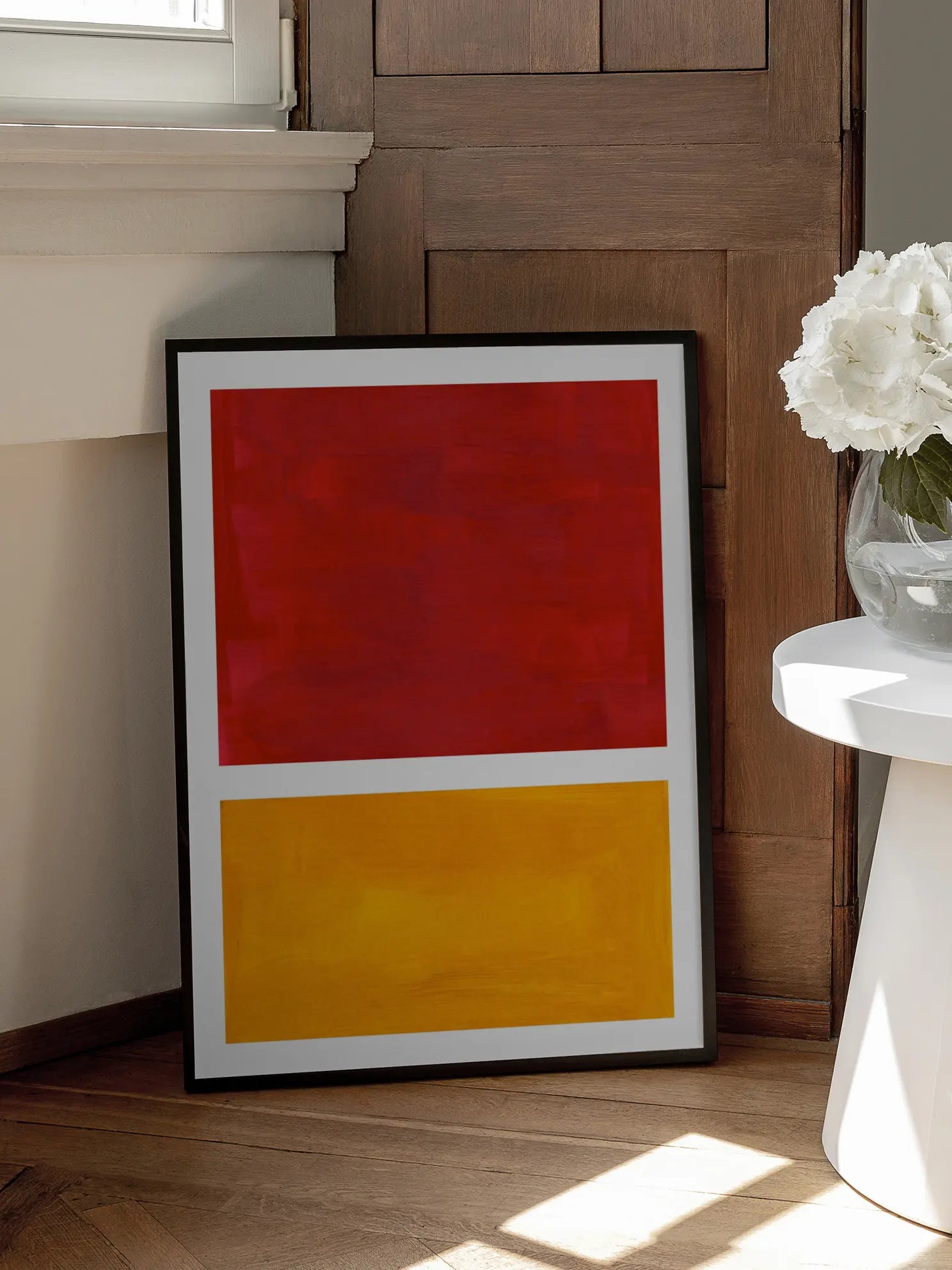 Red and Orange Poster