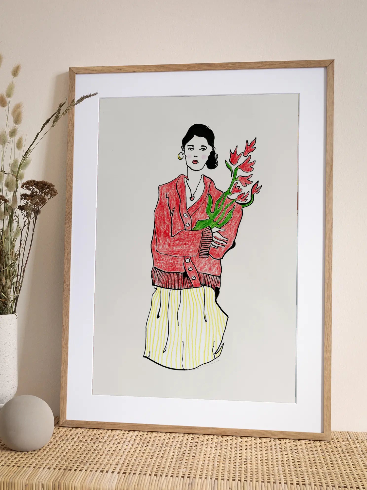 Red Blazer Poster