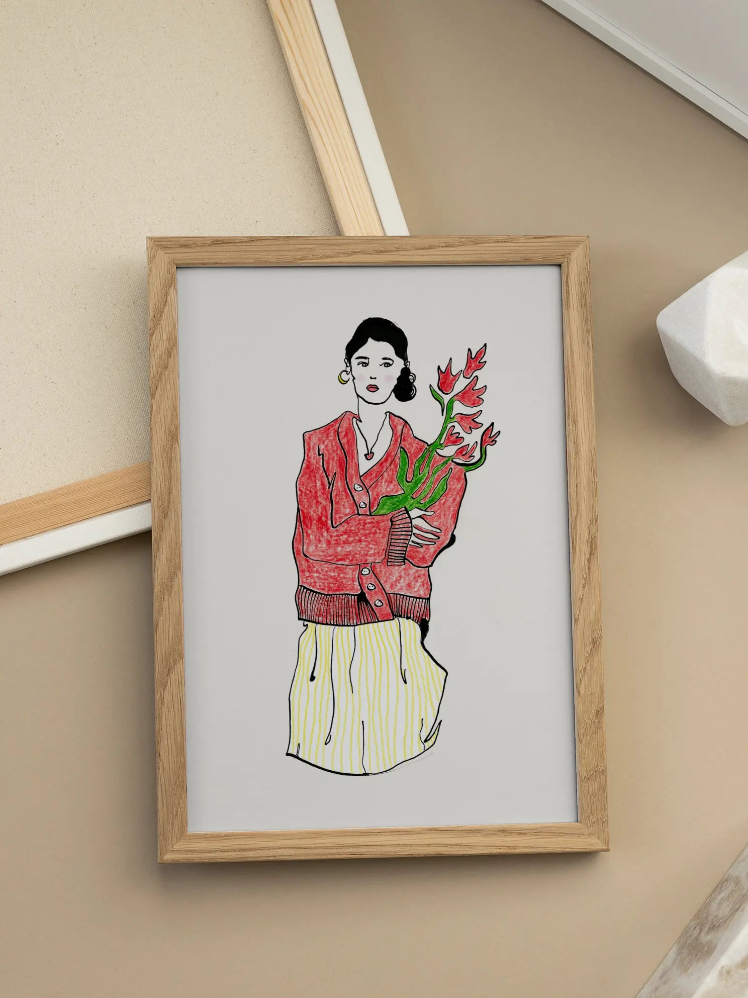 Red Blazer Poster