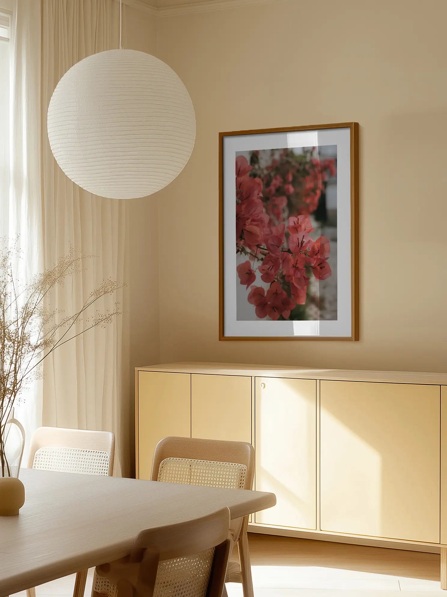 Red Bougainvillea Poster