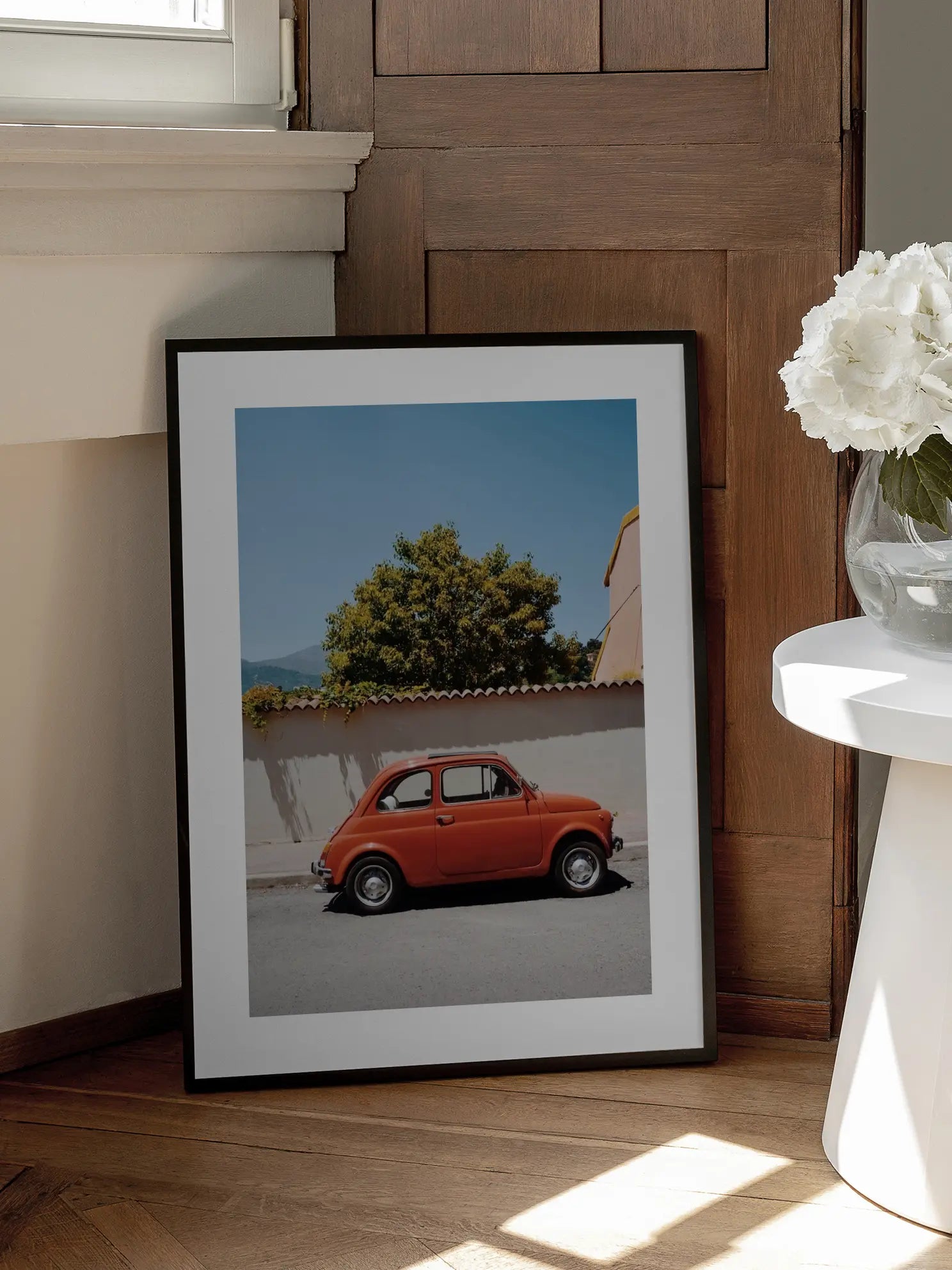 Red Car Poster