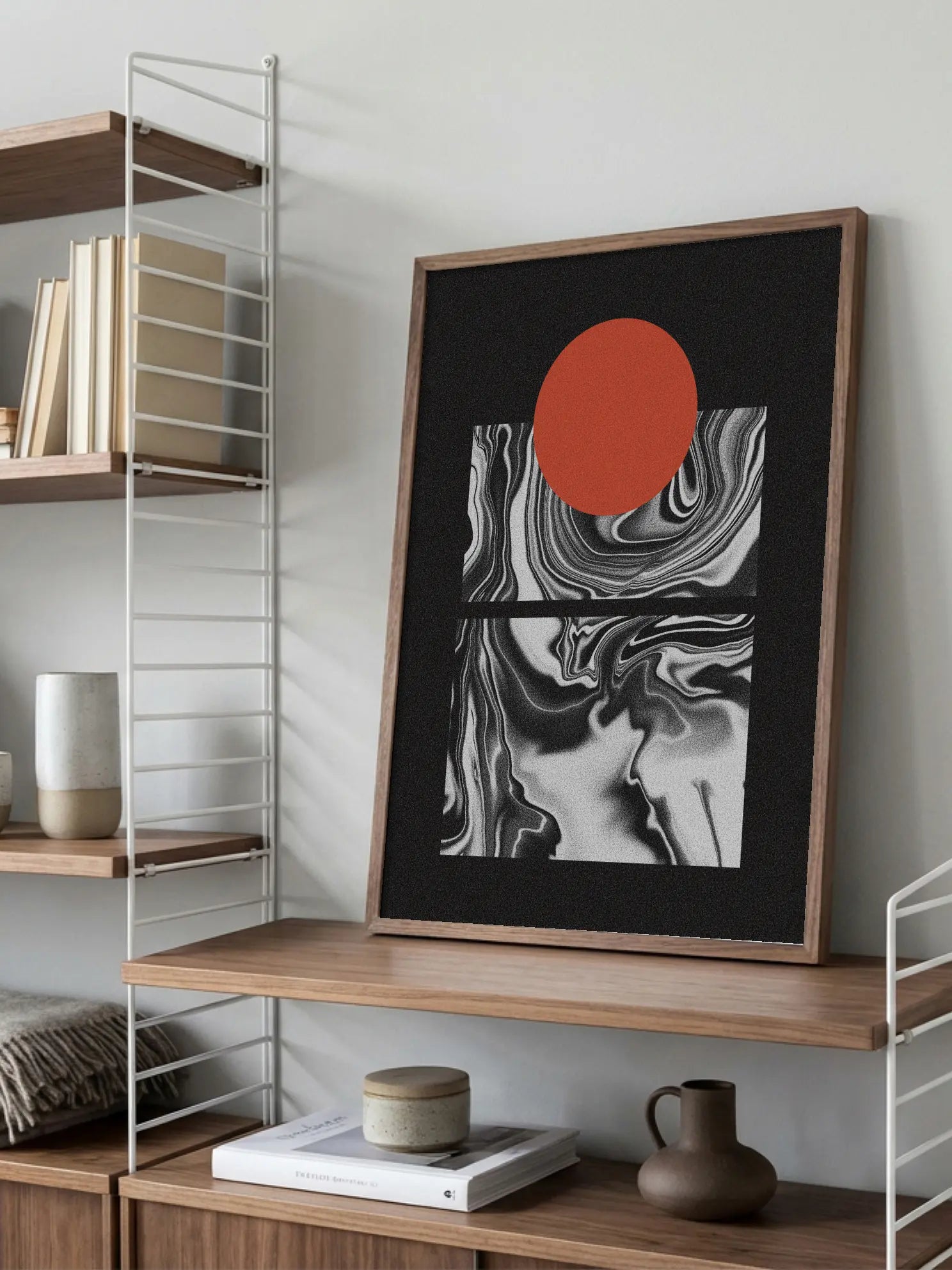 Red Circle Poster