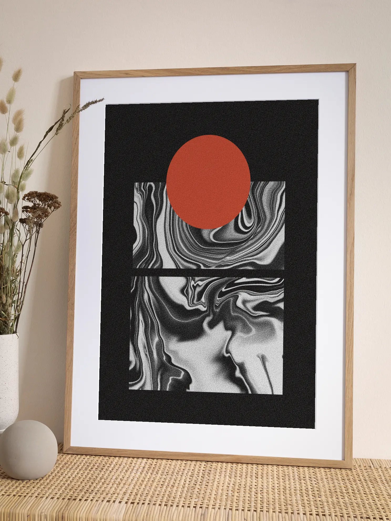 Red Circle Poster