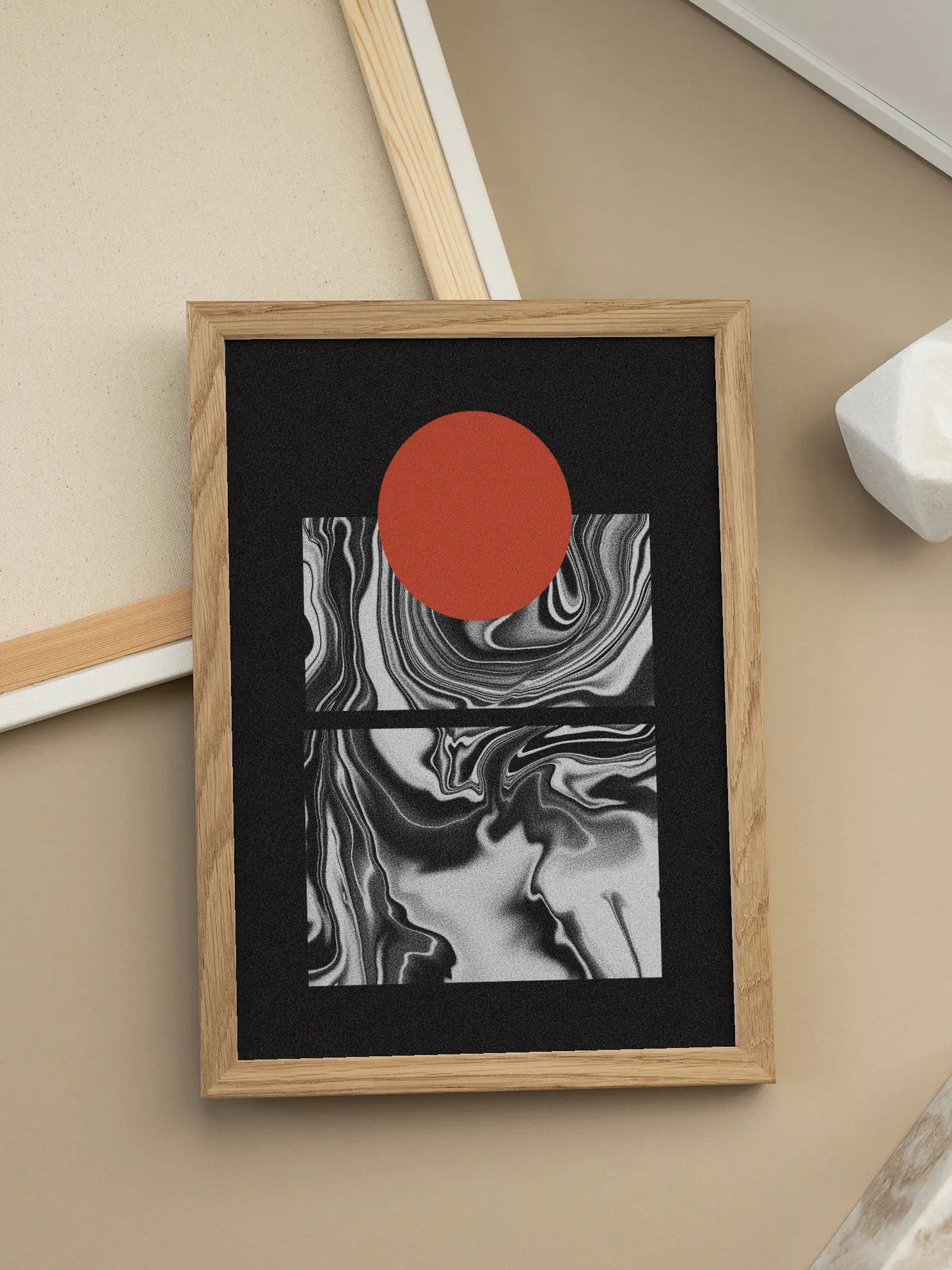 Red Circle Poster