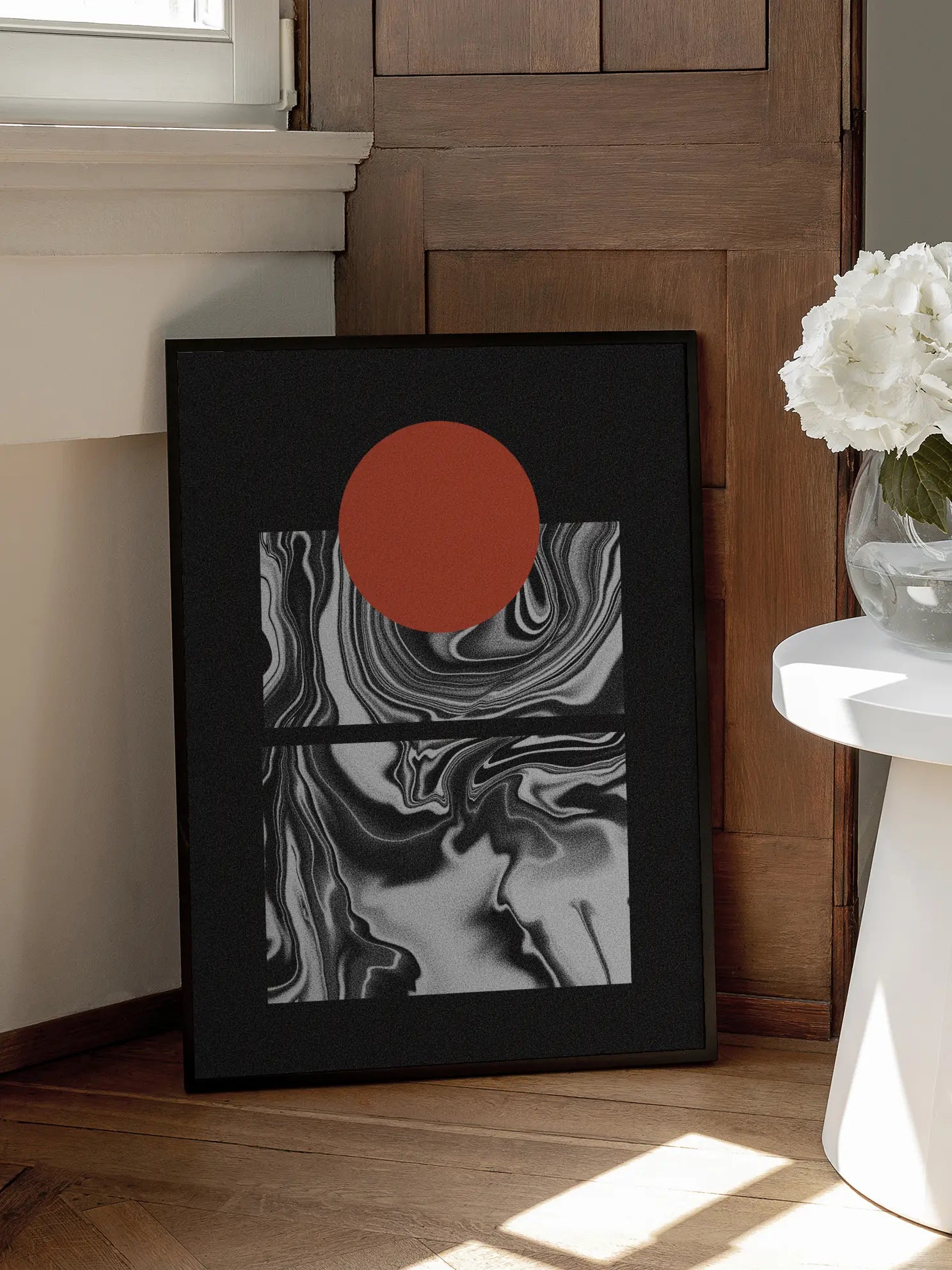 Red Circle Poster