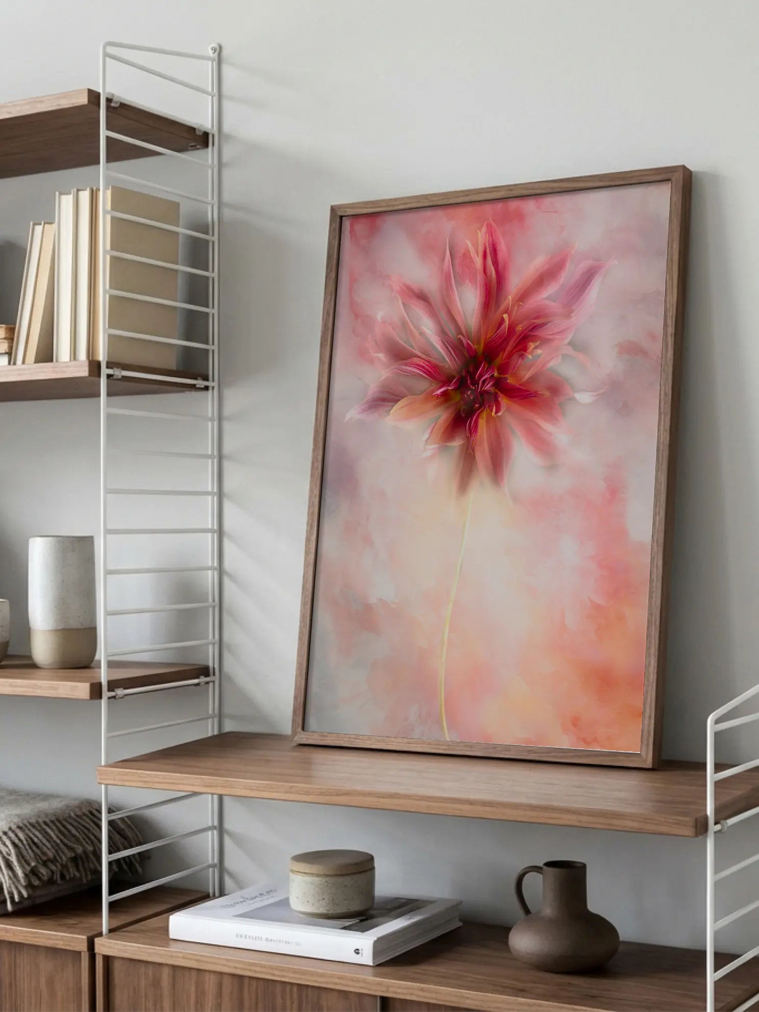 Red Dahlia Poster