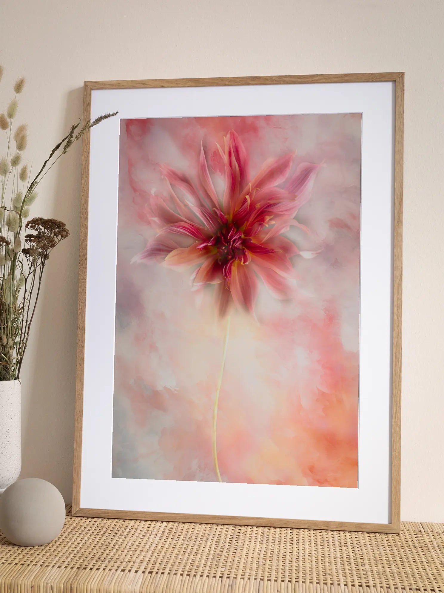 Red Dahlia Poster