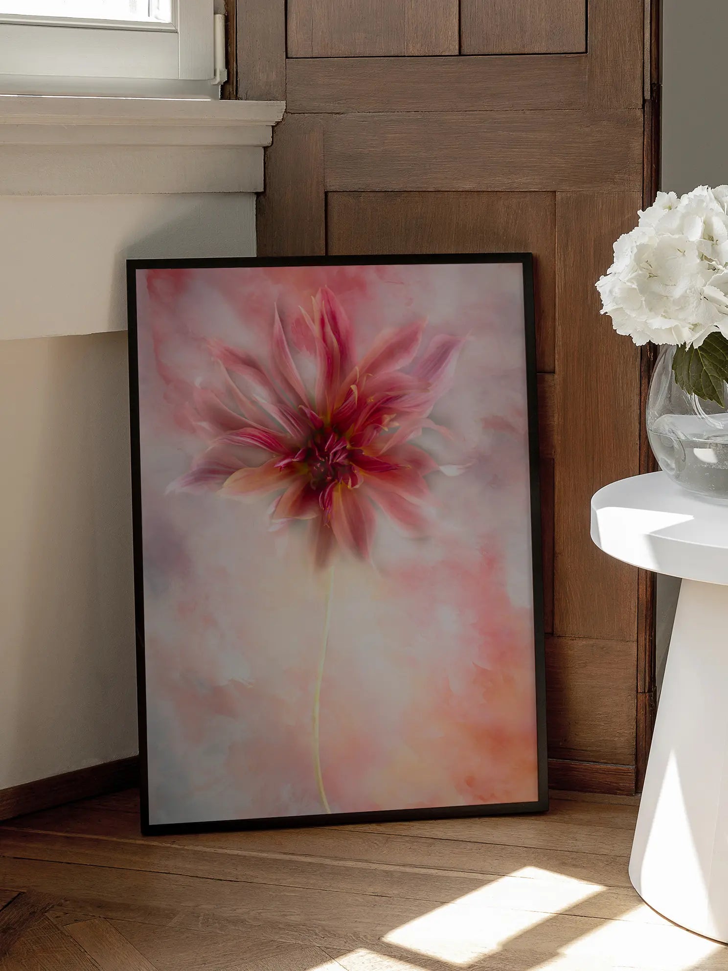 Red Dahlia Poster