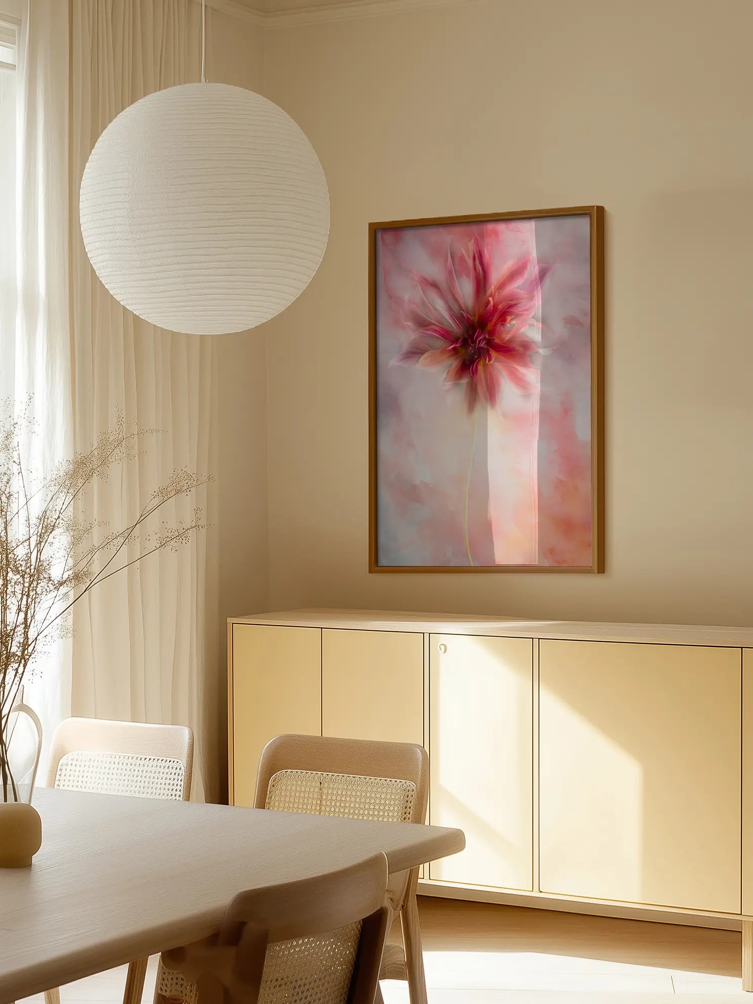 Red Dahlia Poster