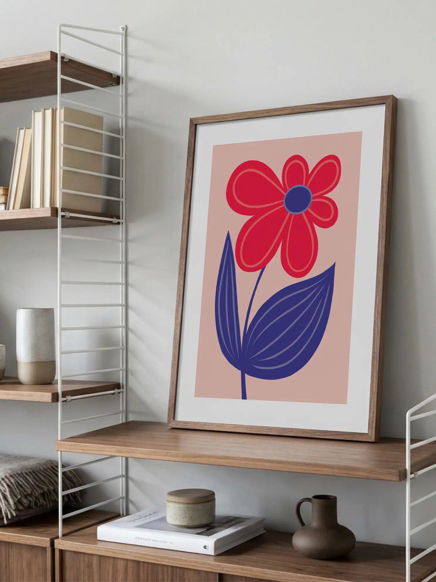 Red Flower Poster