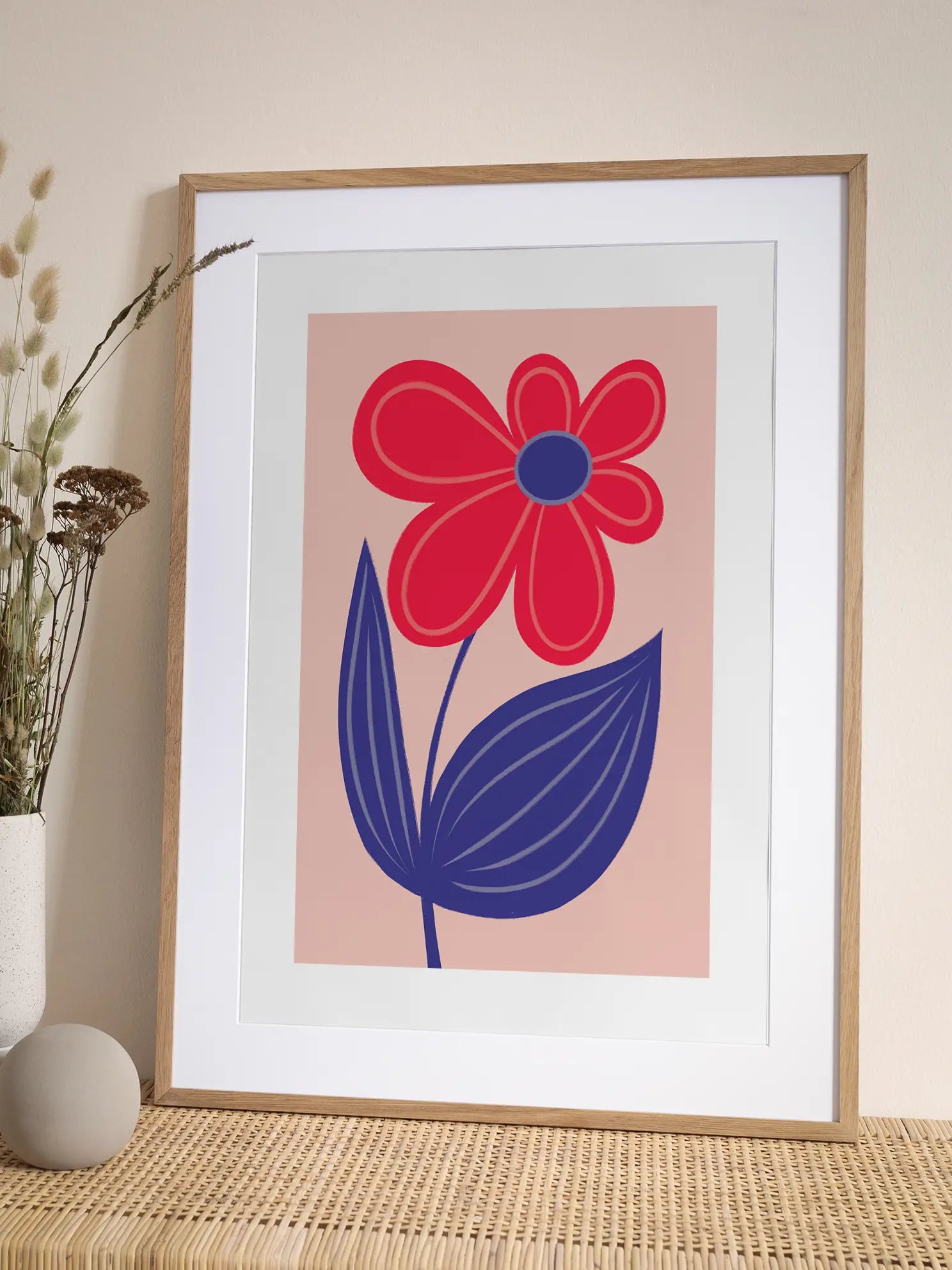 Red Flower Poster