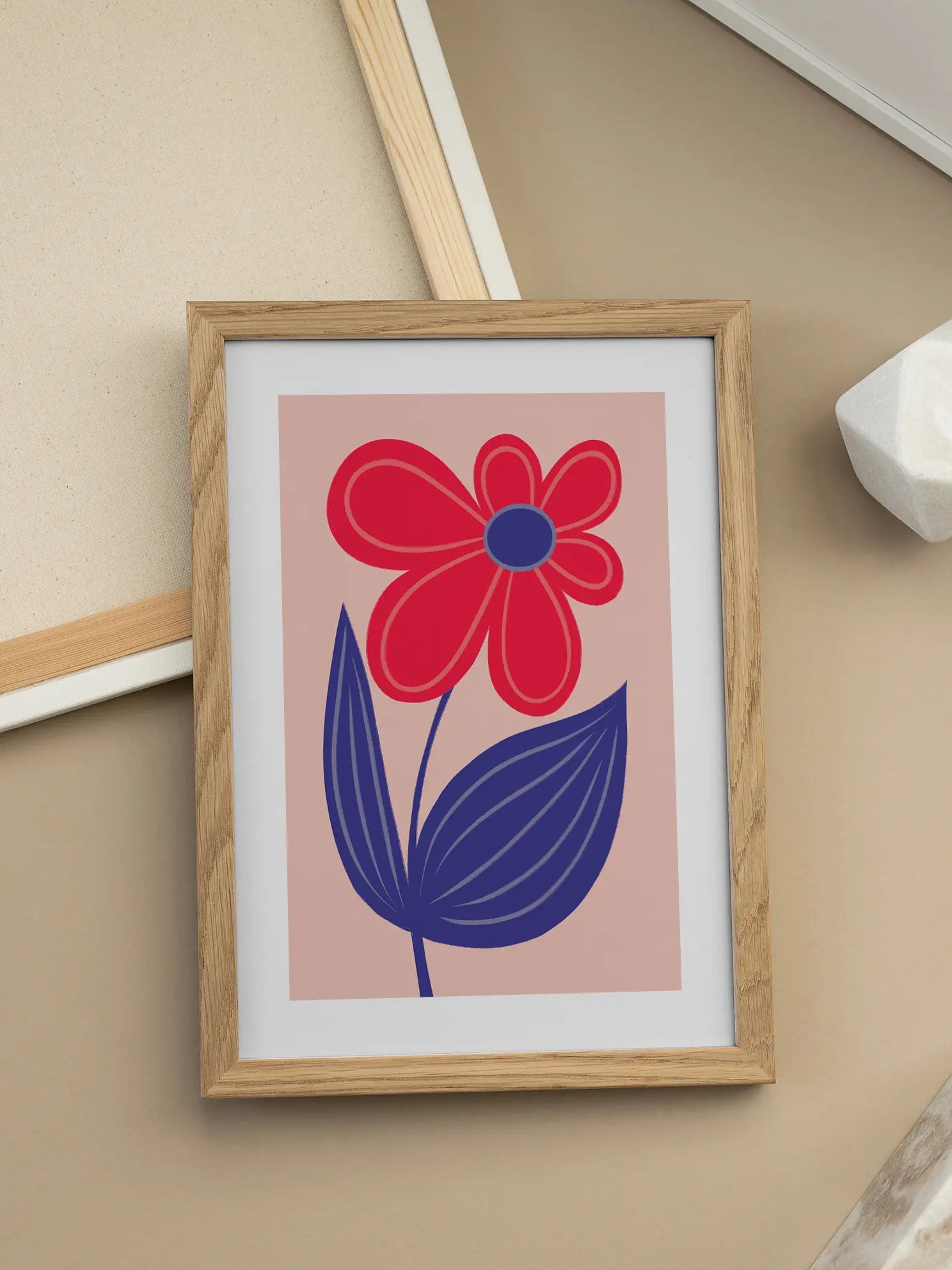 Red Flower Poster
