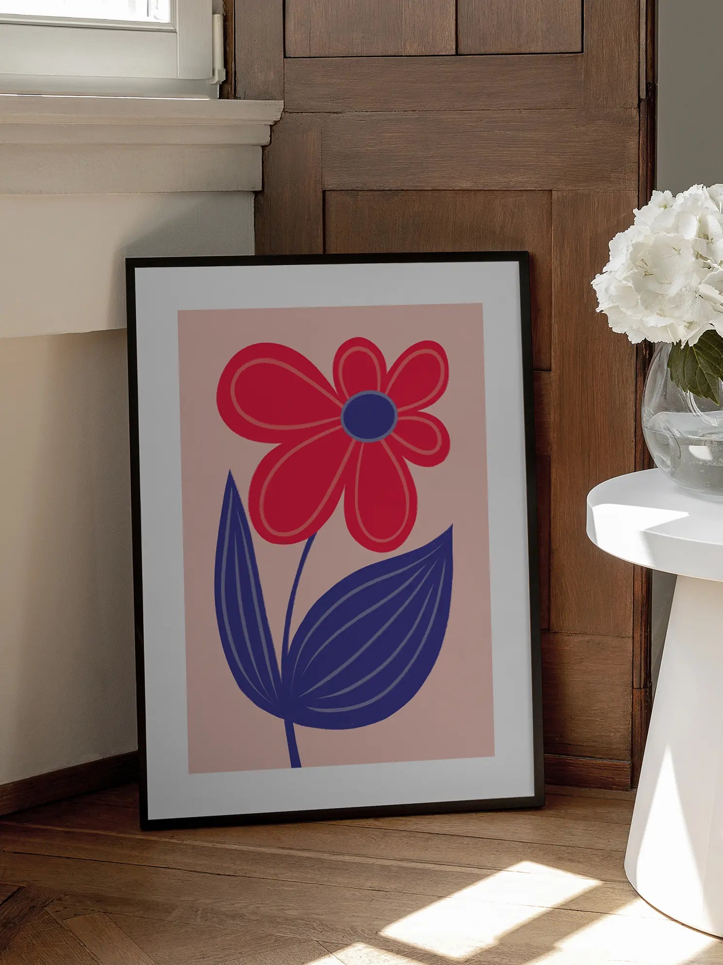 Red Flower Poster