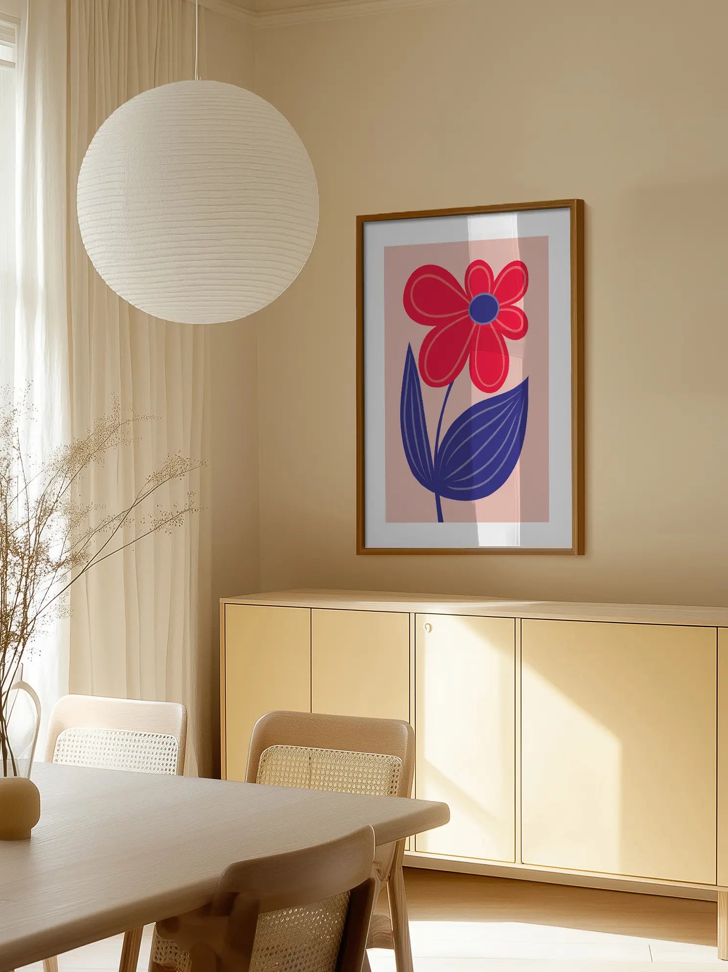 Red Flower Poster
