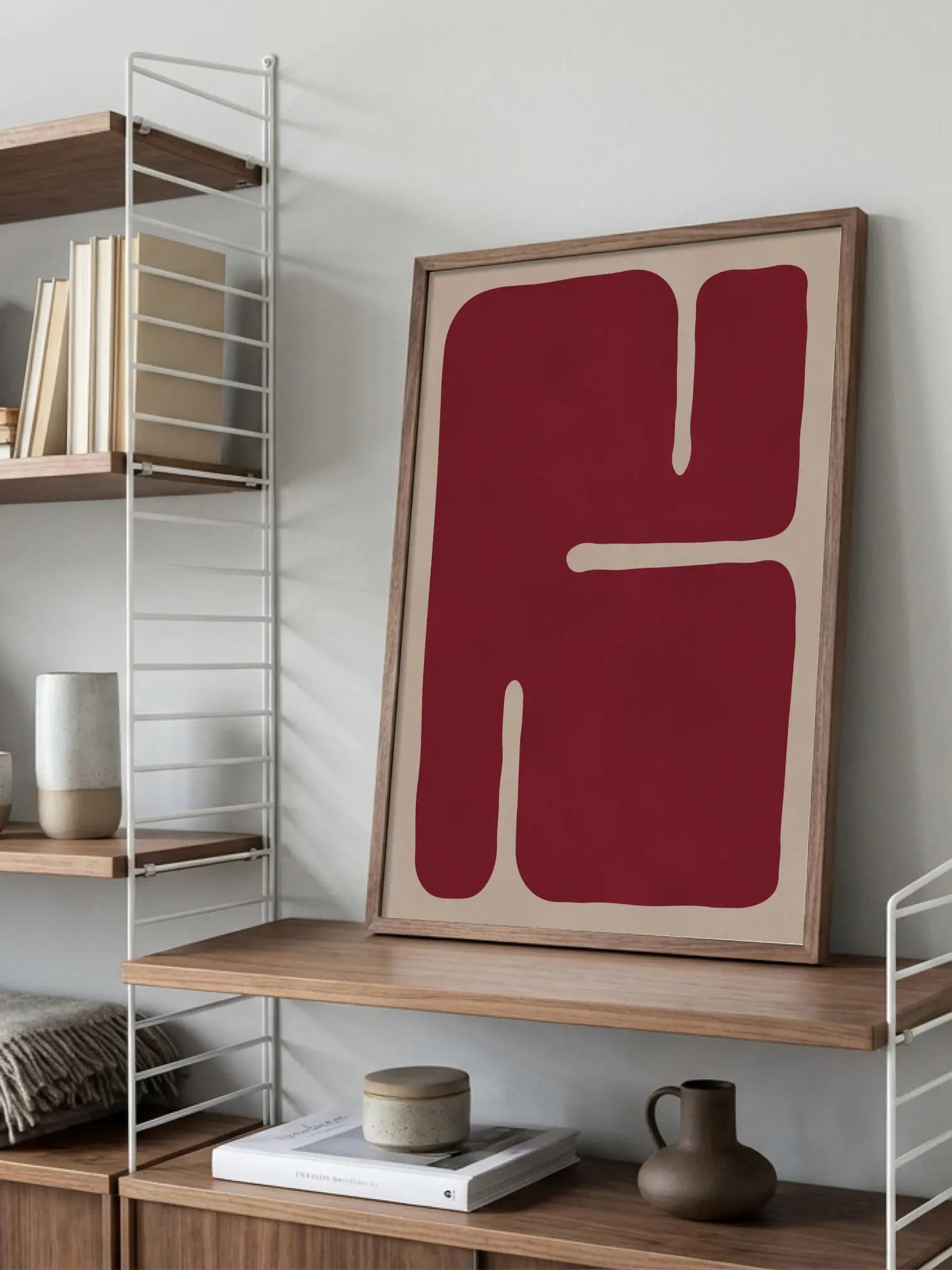 Red Graphic Poster