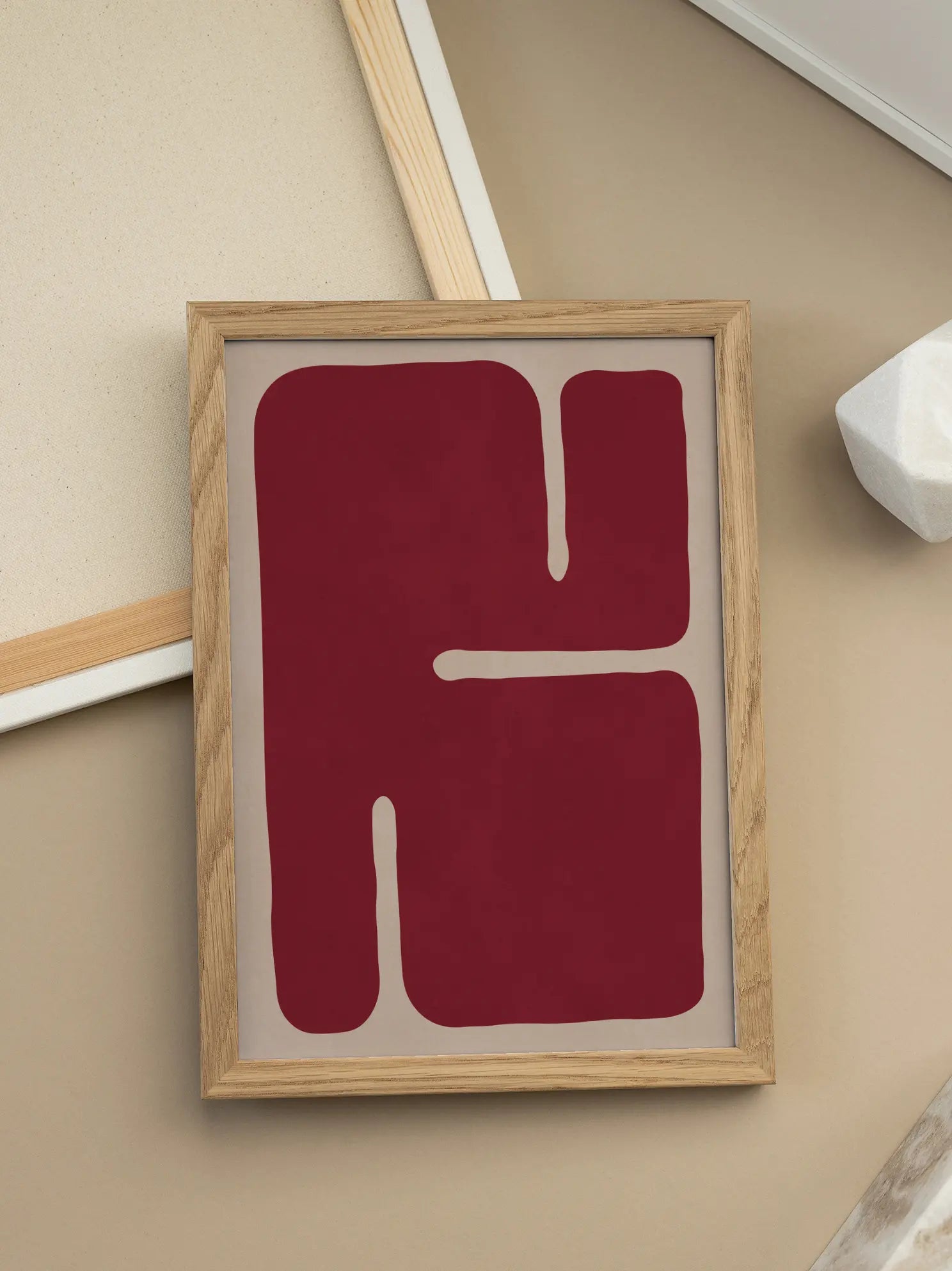Red Graphic Poster