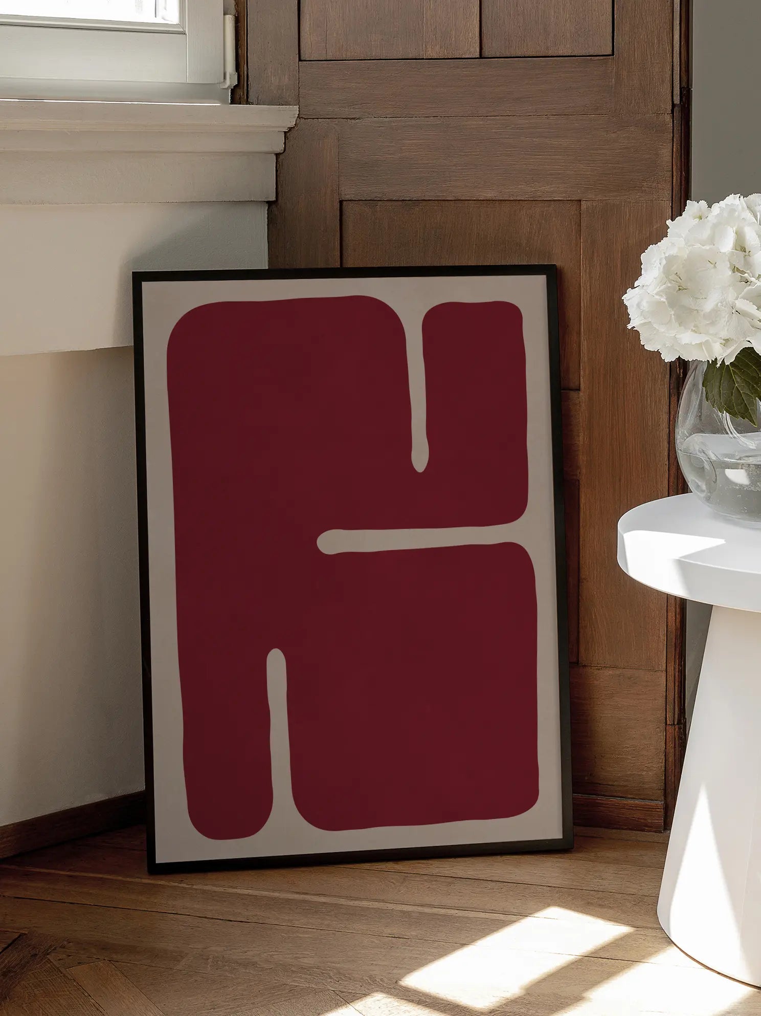 Red Graphic Poster