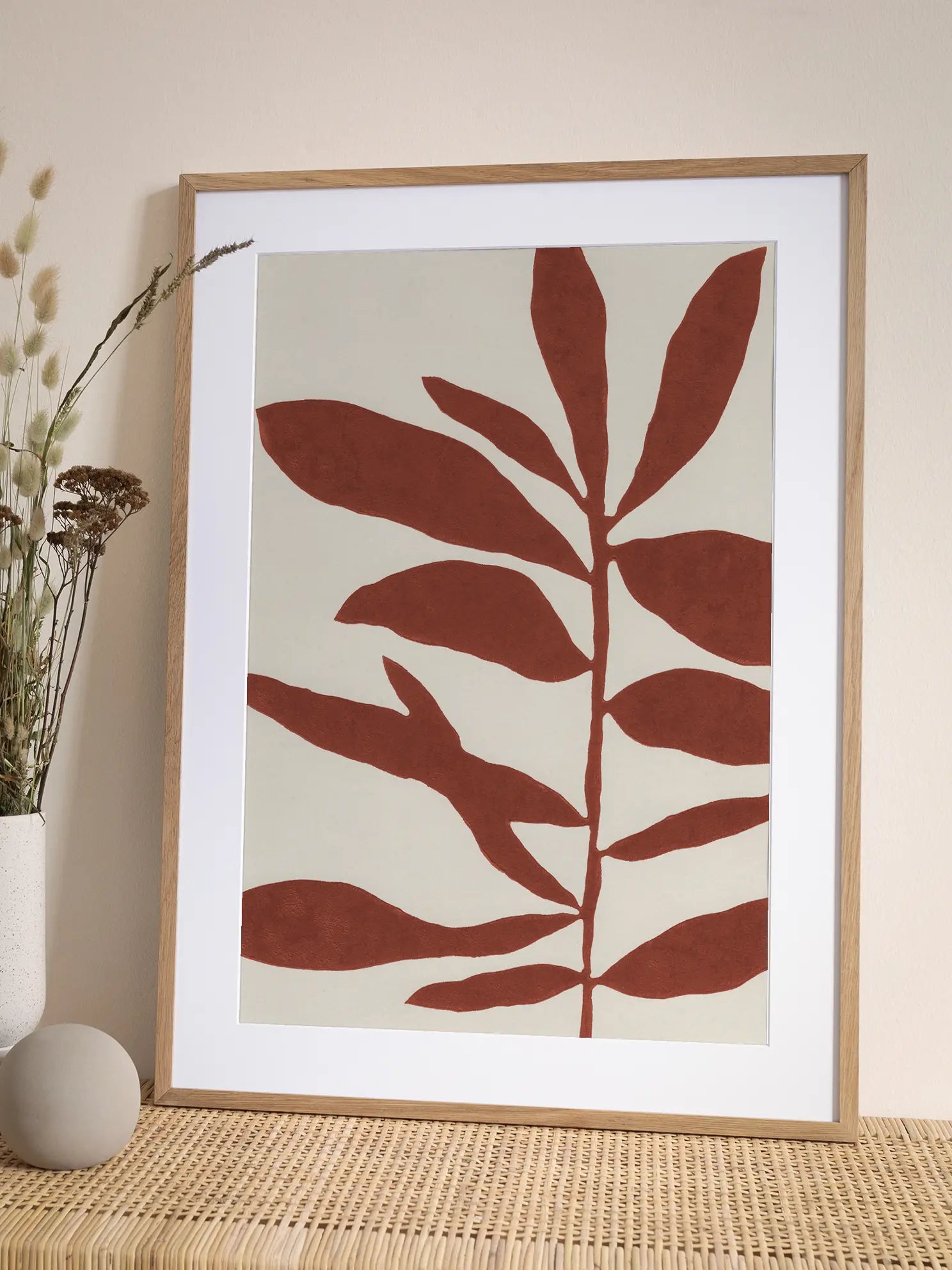 Red Leaves Poster