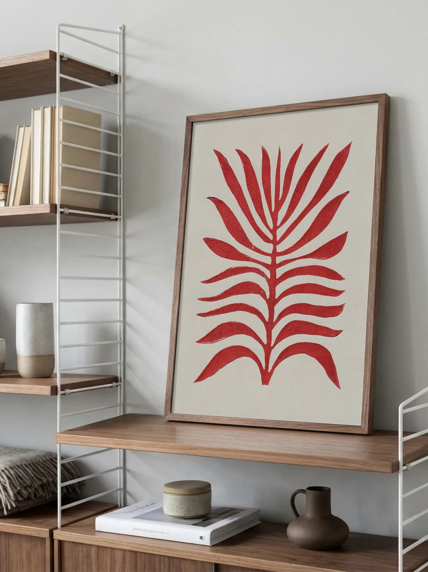 Red Plant Poster
