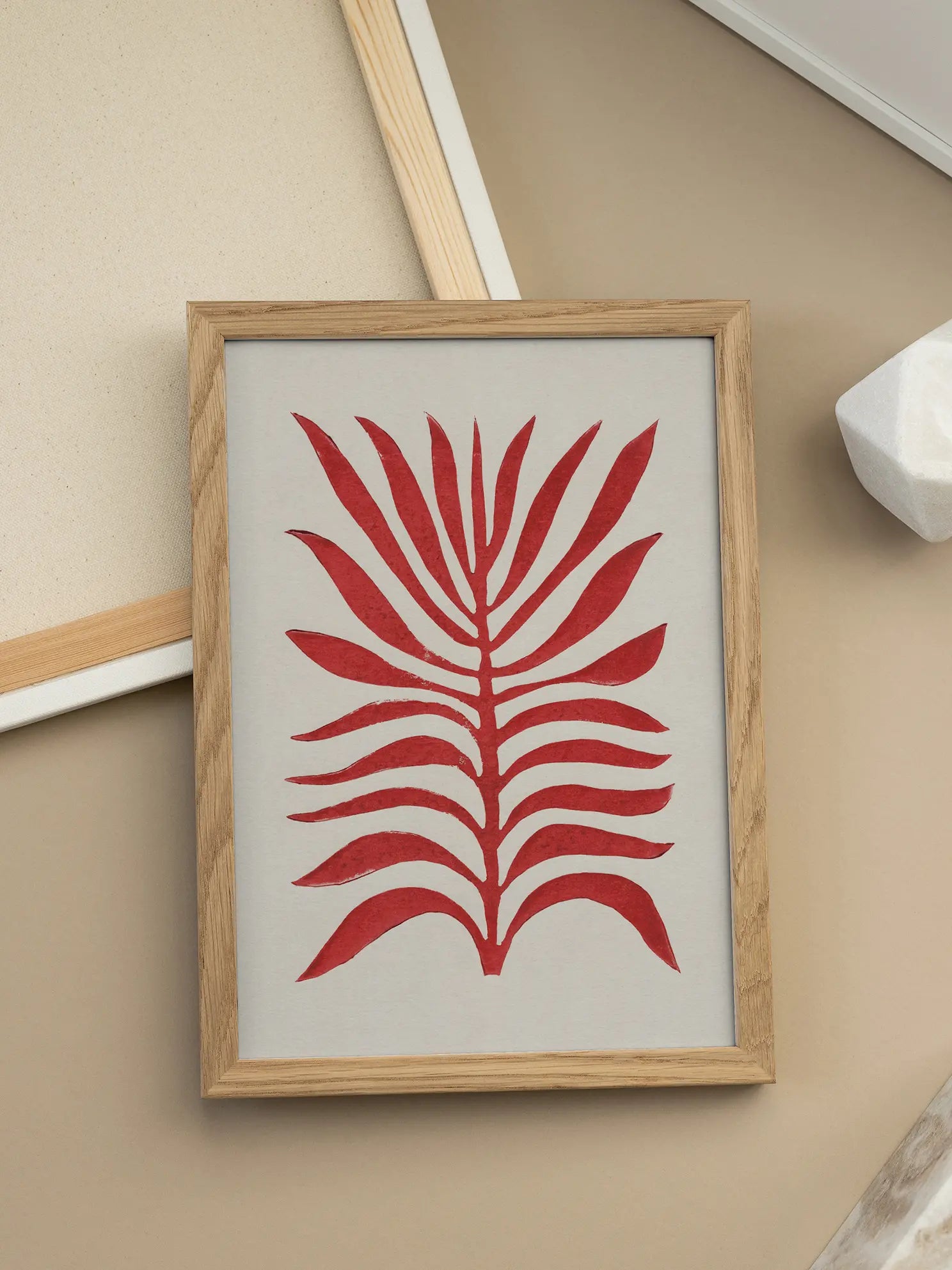 Red Plant Poster
