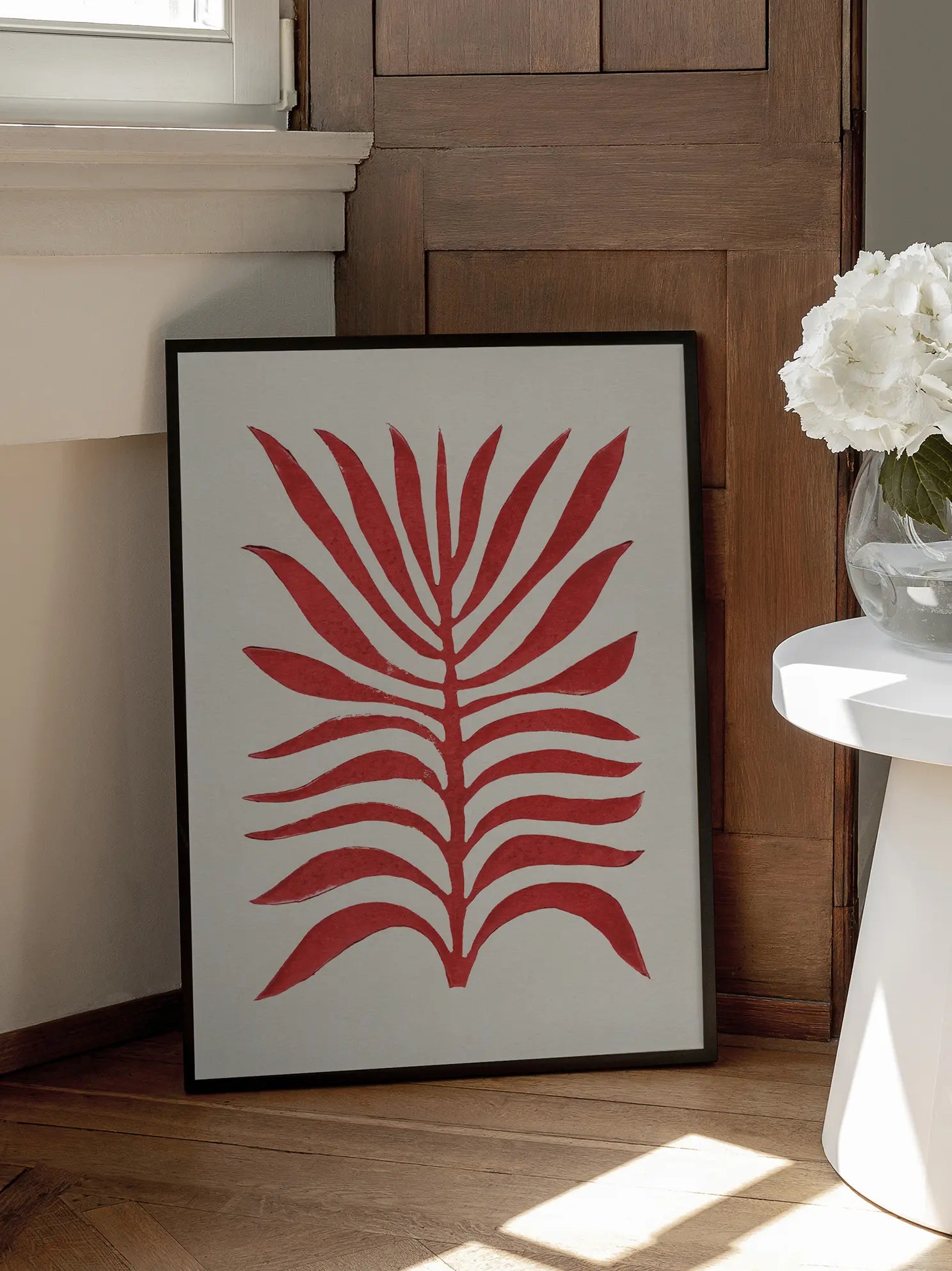Red Plant Poster