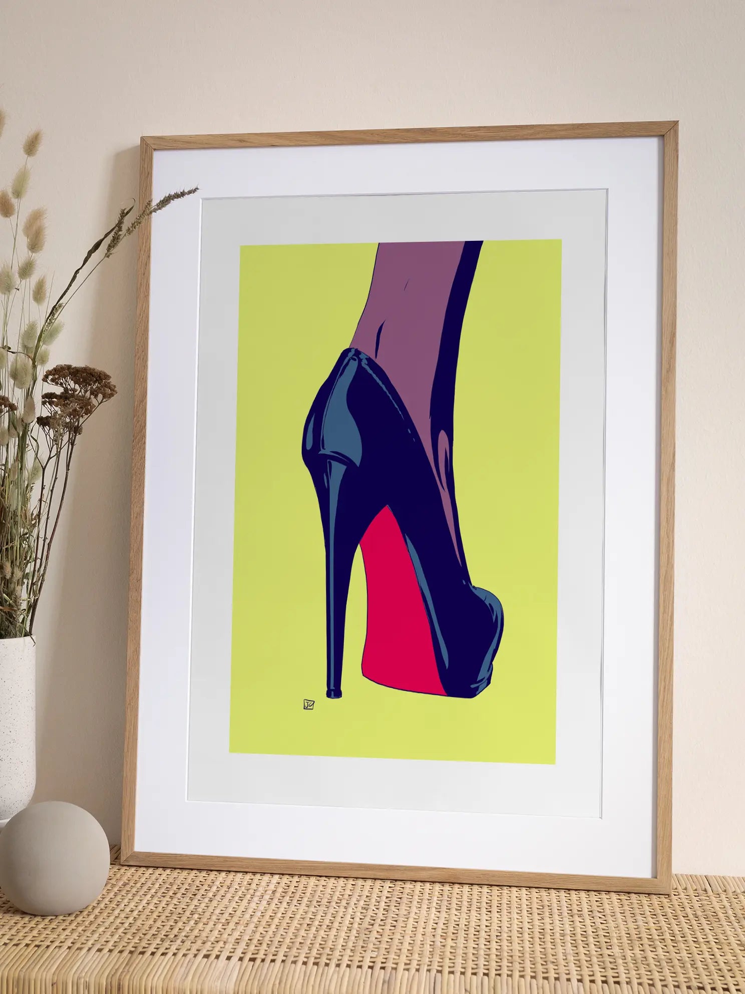 Red Sole Poster