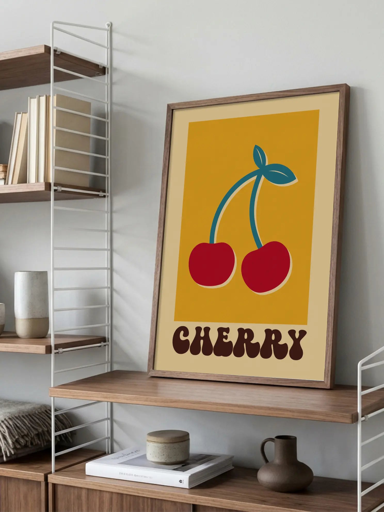 Retro Cherry Poster