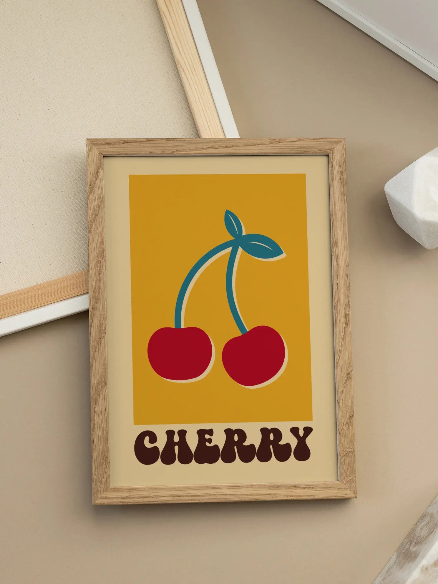 Retro Cherry Poster