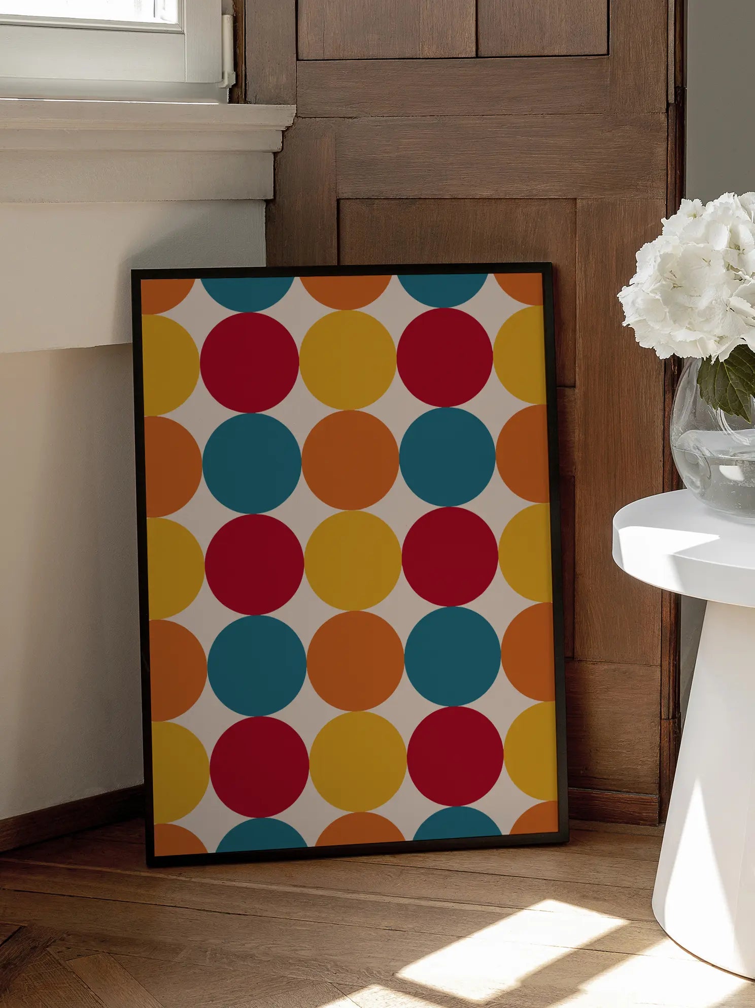 Retro Mod Polka Poster