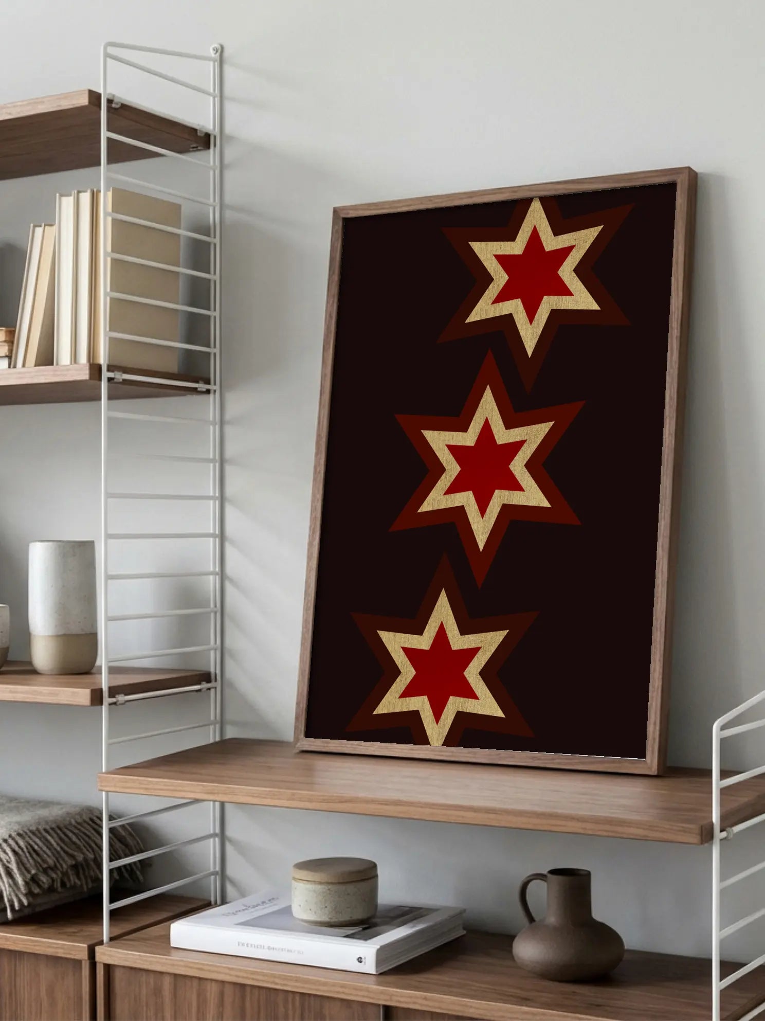 Retro Stars Poster