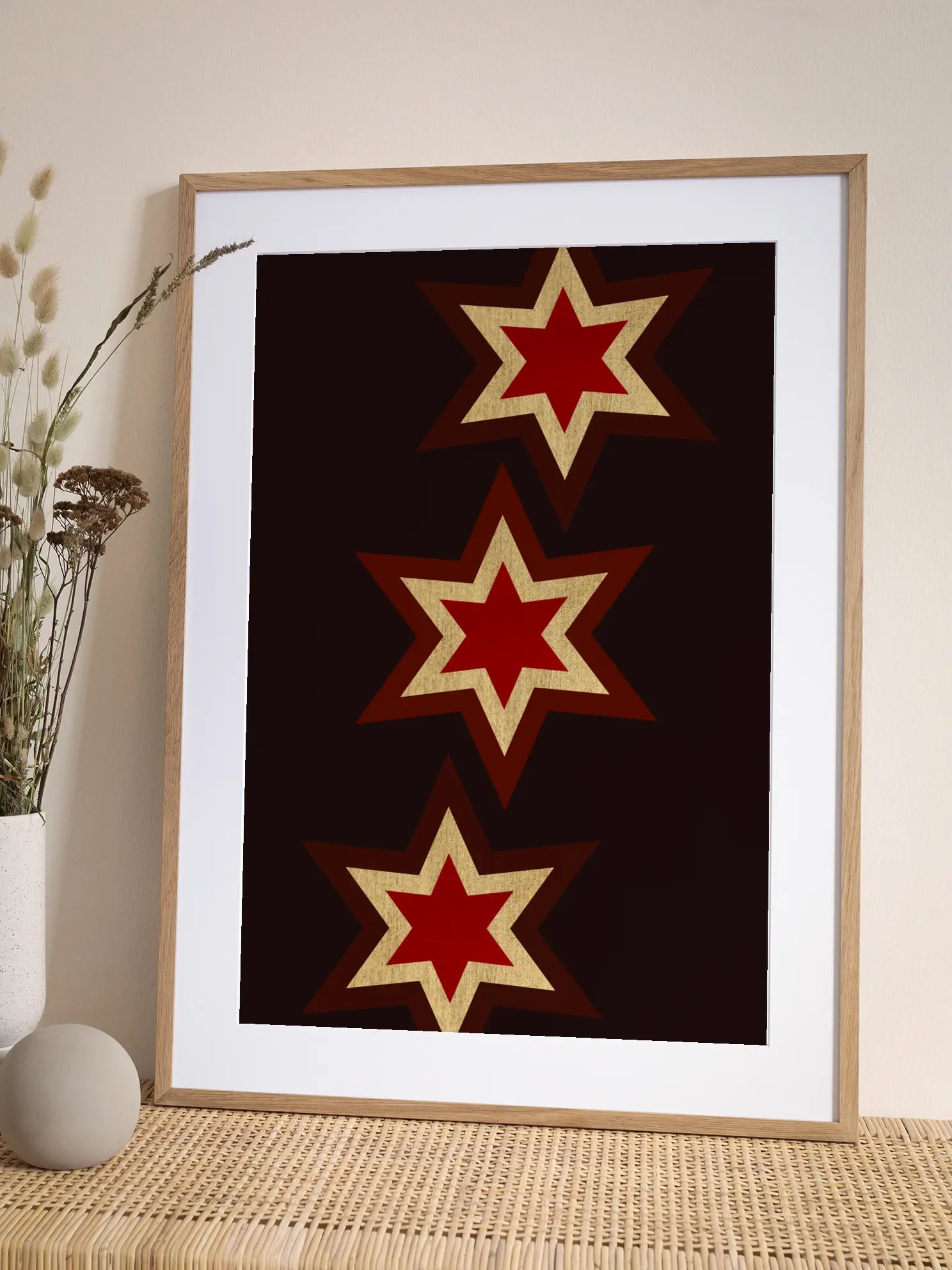 Retro Stars Poster