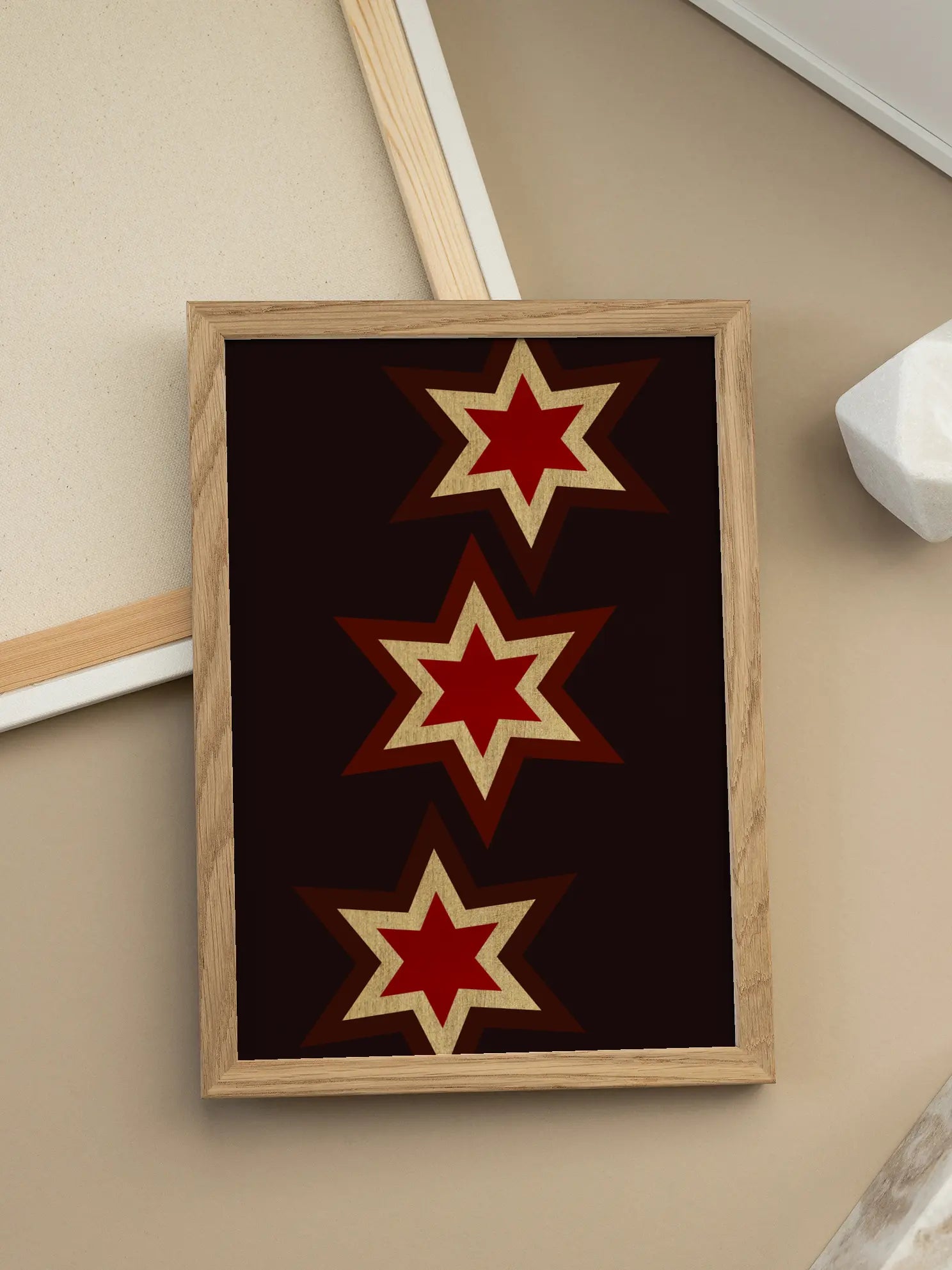 Retro Stars Poster