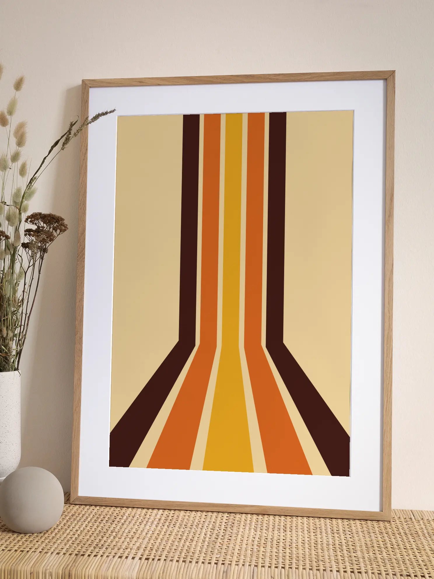 Retro Stripes Poster
