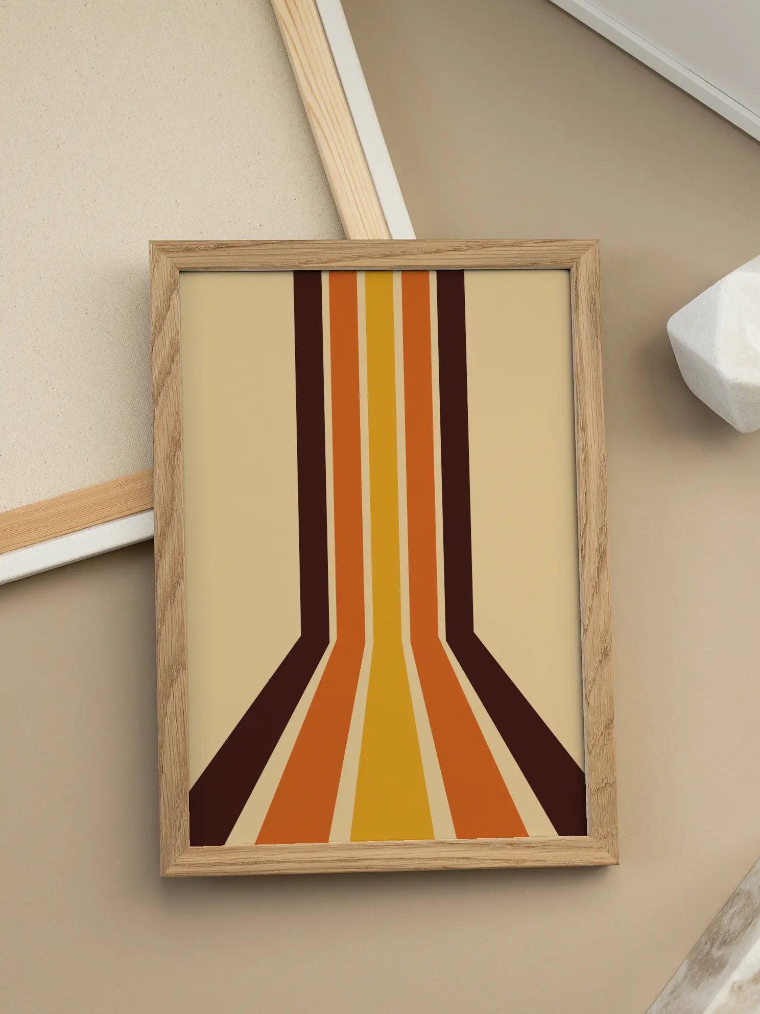 Retro Stripes Poster