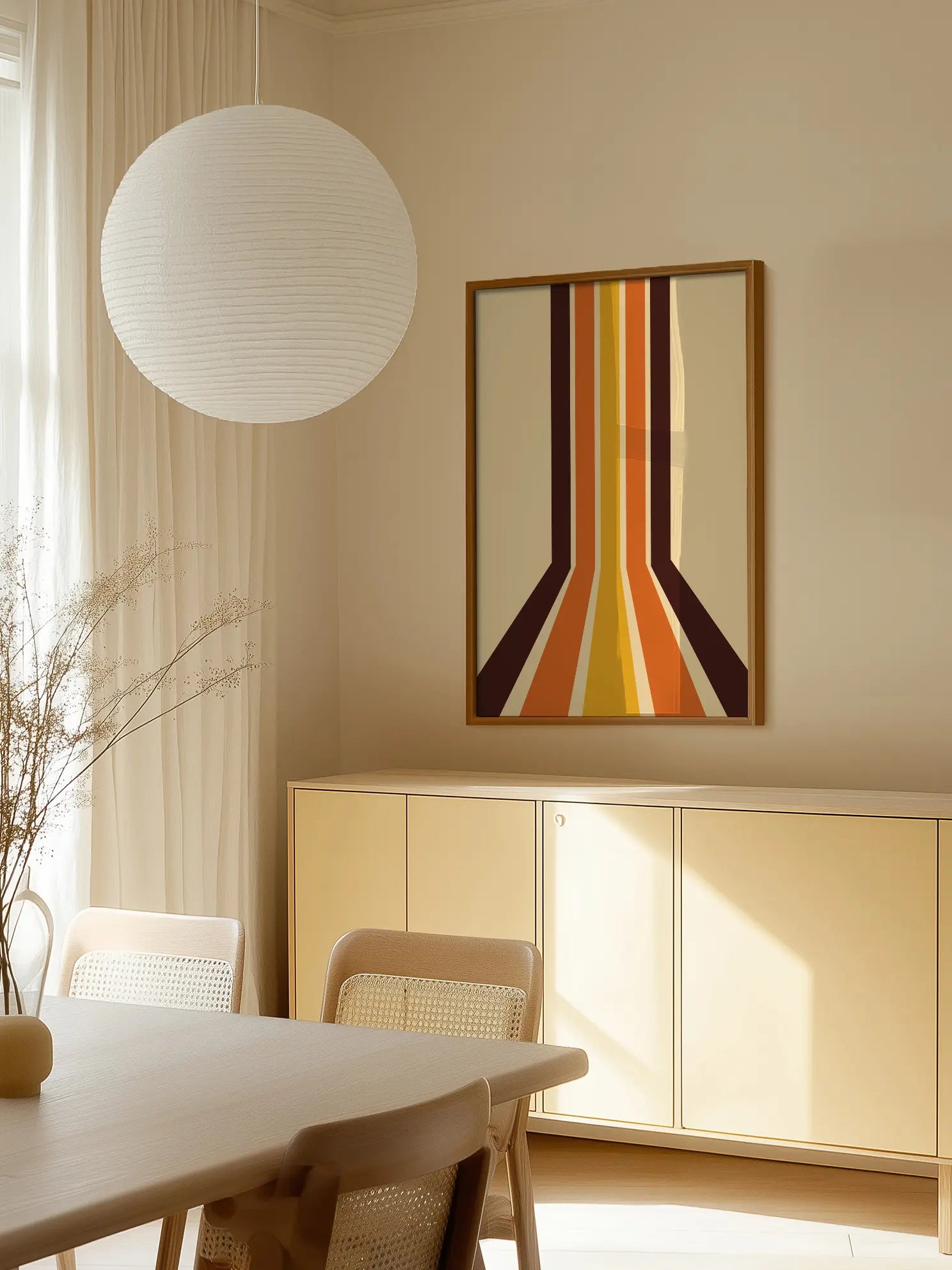 Retro Stripes Poster