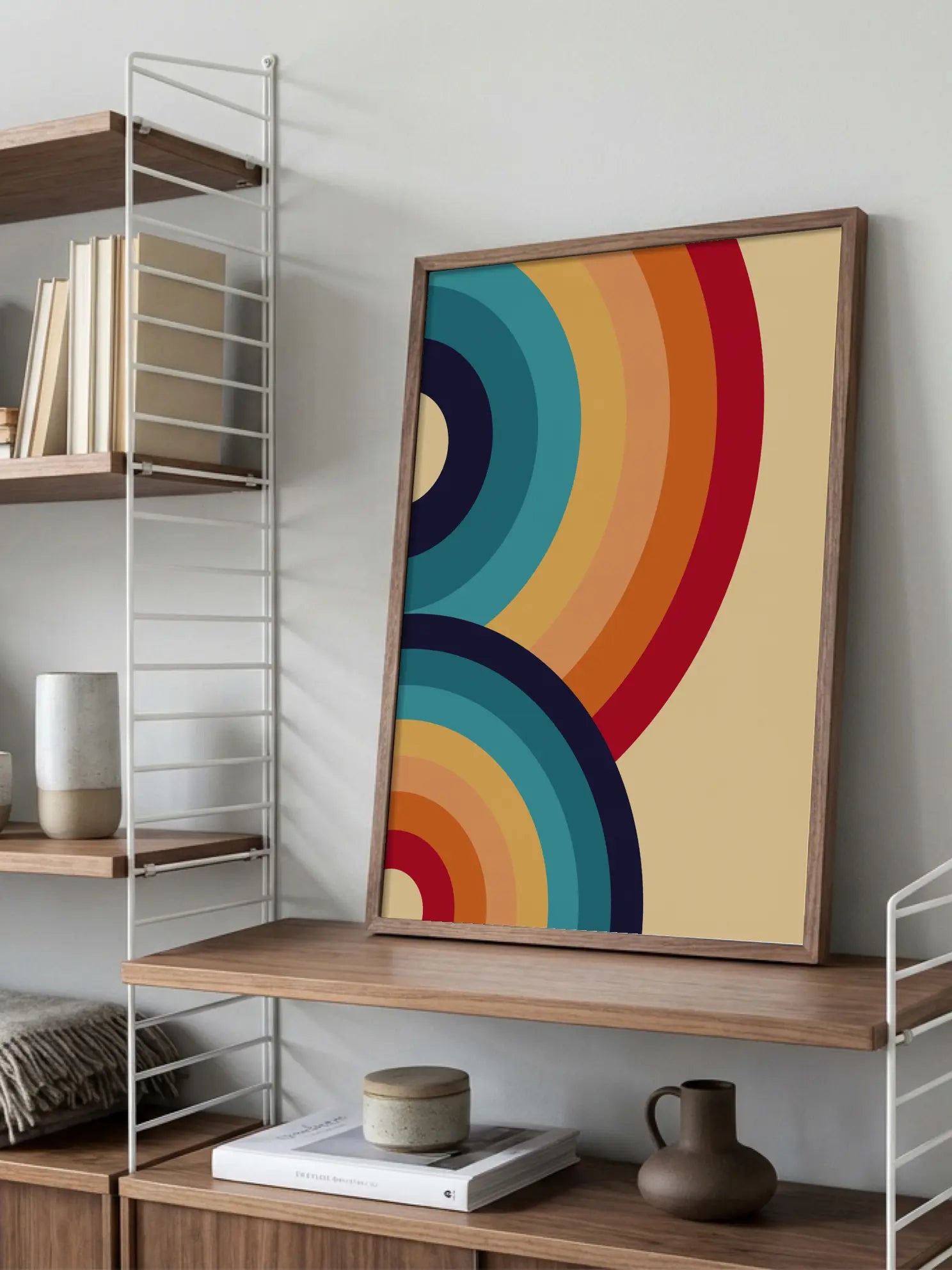 Retro Waves Poster