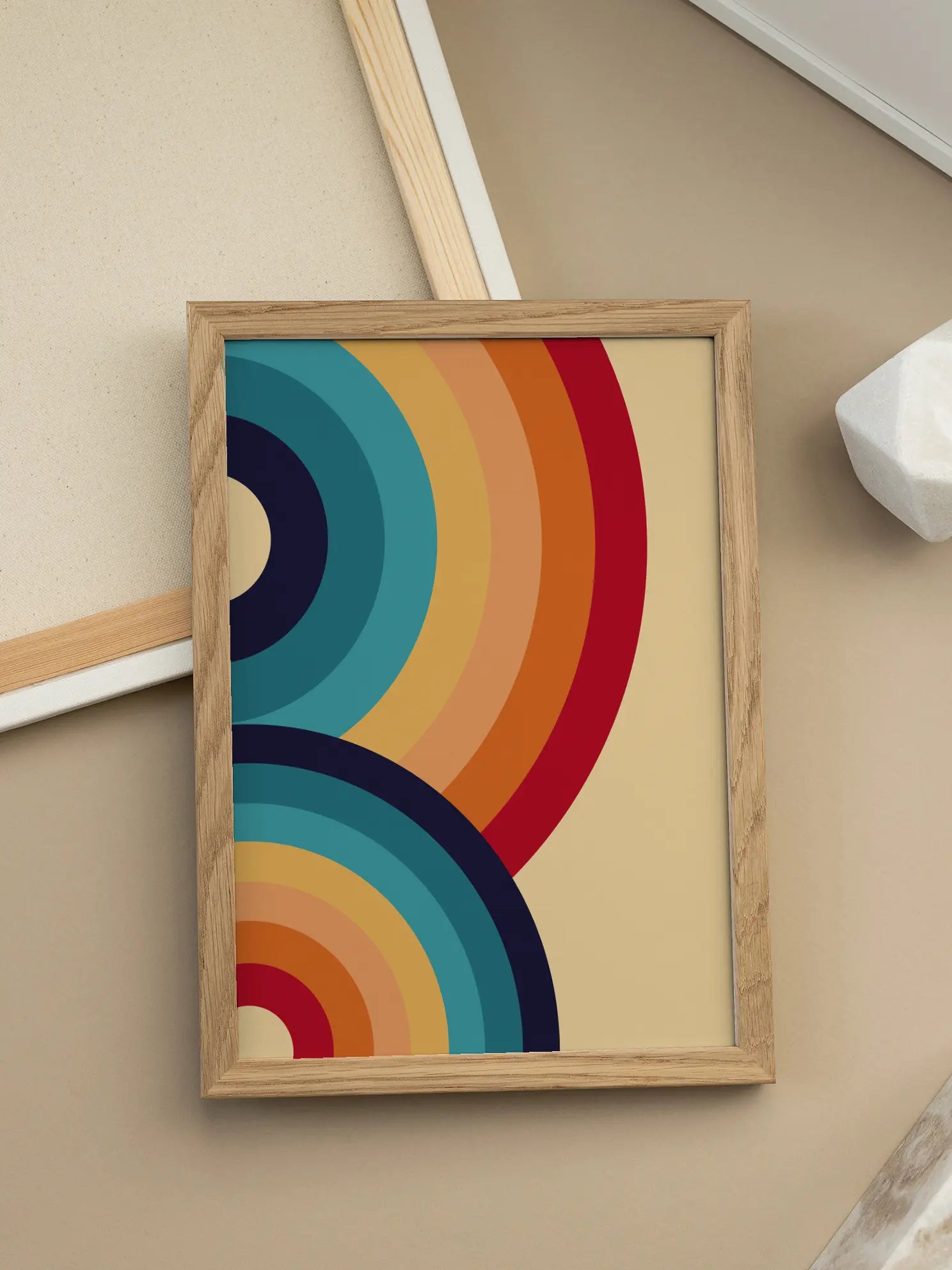 Retro Waves Poster