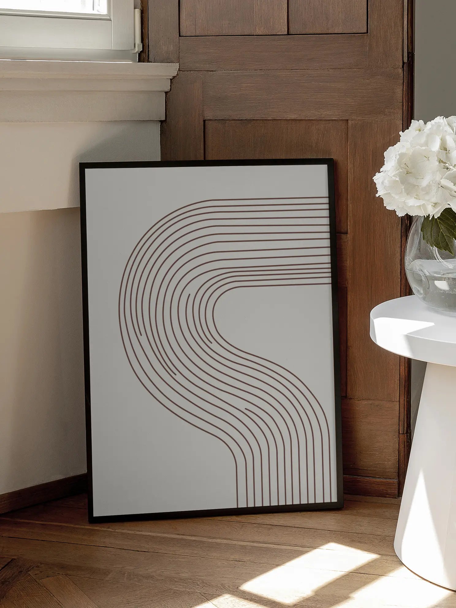 Rhythmic Curves Poster